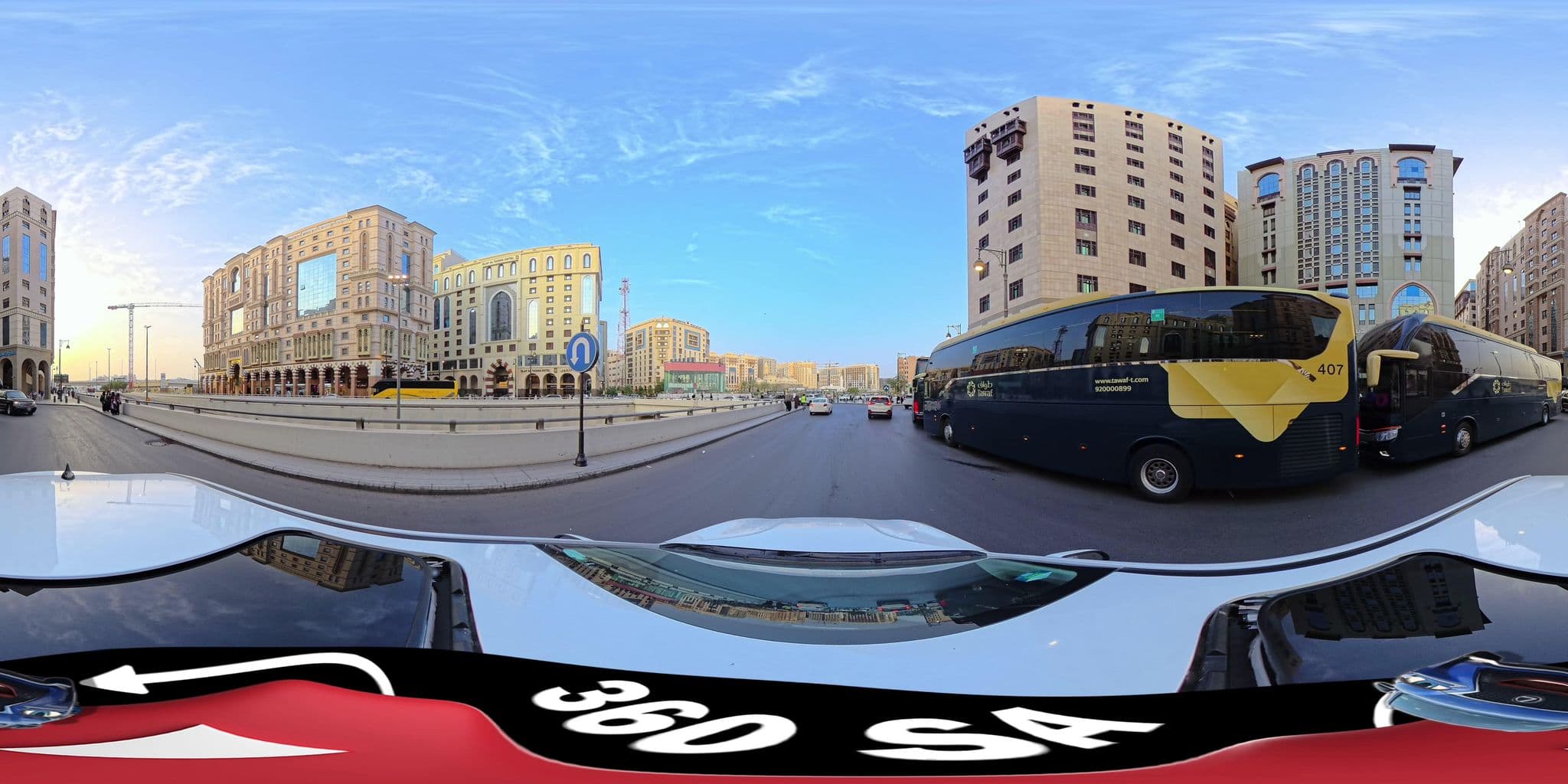 Street view near Mirage Al Salam Hotel, Madinah — © mahmoud12 (CC BY-SA · Mapillary)