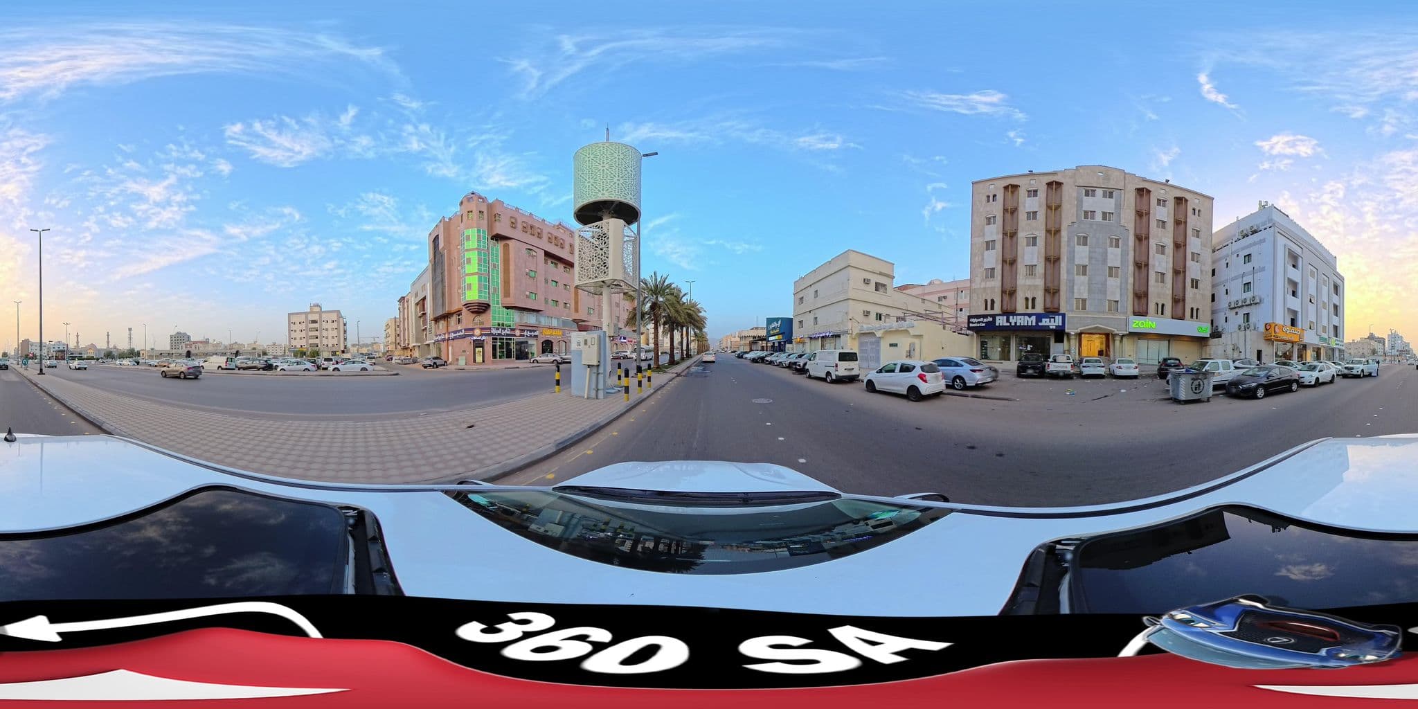 Street view near Al-Fanar Hotel, Madinah — © mahmoud12 (CC BY-SA · Mapillary)