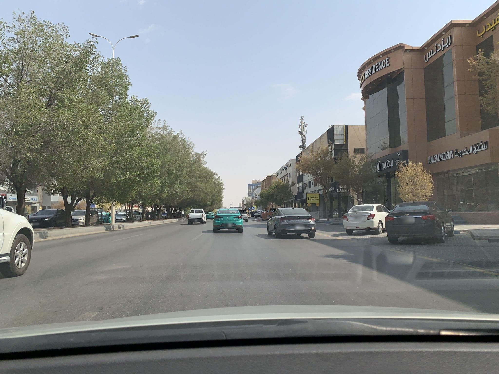 Street view near فندق المهيدب, Riyadh — © MahmoudRagab_HudhudMaps (CC BY-SA · Mapillary)