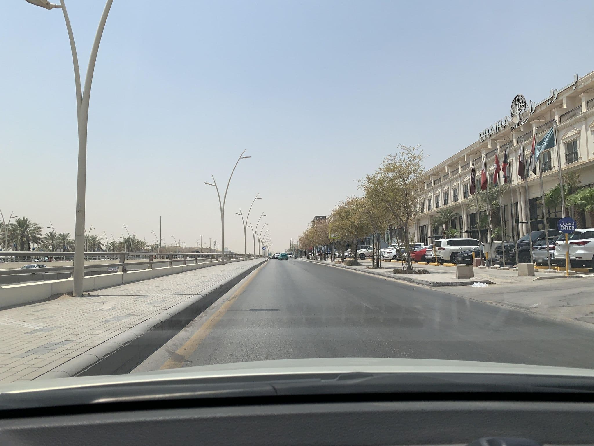 Street view near Braira Hotel, Riyadh — © MahmoudRagab_HudhudMaps (CC BY-SA · Mapillary)
