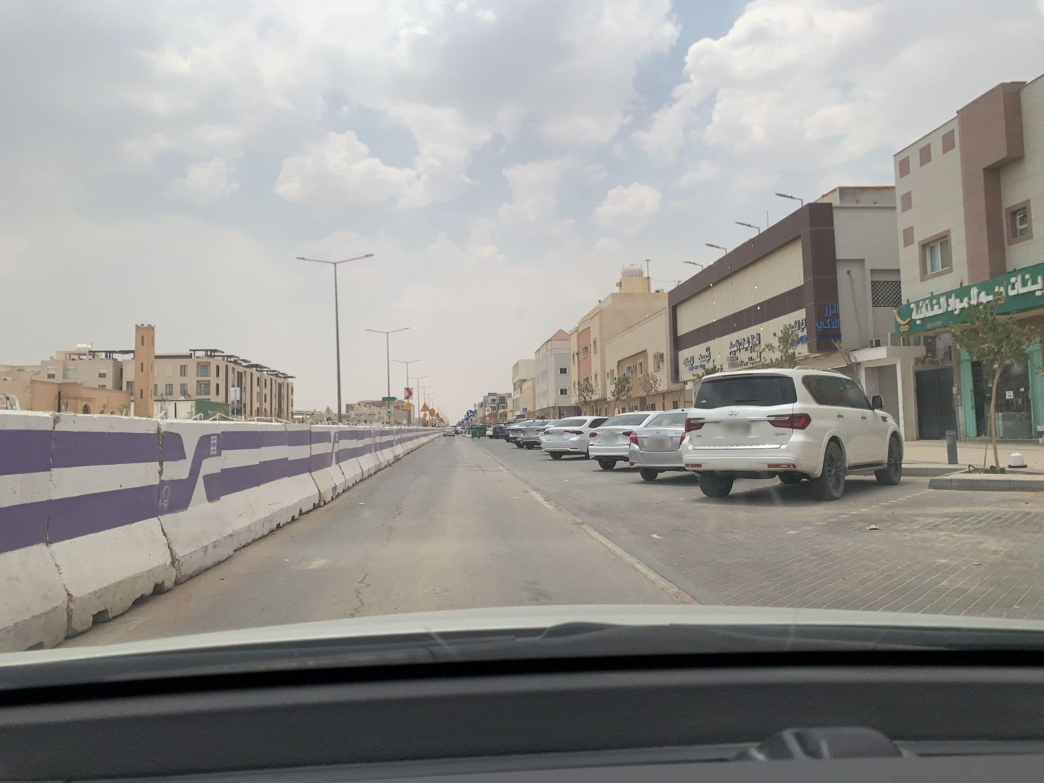 Street view near Ajwaa Al Msaa Apartments, Riyadh — © MahmoudRagab_HudhudMaps (CC BY-SA · Mapillary)