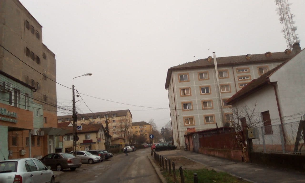 Street view near MC's 1 accommodation, Timişoara — © cati (CC BY-SA · Mapillary)