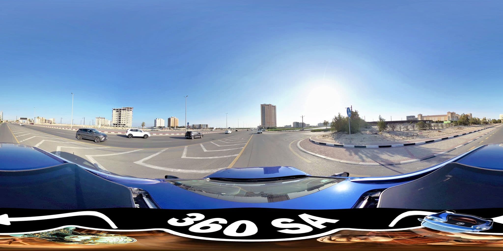 Street view near Hilton, Thuqbah — © mahmoud12 (CC BY-SA · Mapillary)