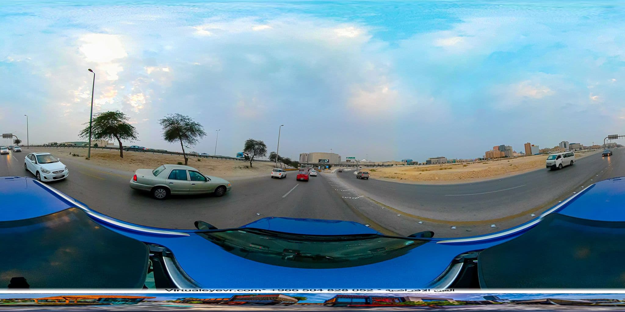 Street view near Crown Plaza Hotel Al-Khobar, Khobar — © mahmoud12 (CC BY-SA · Mapillary)