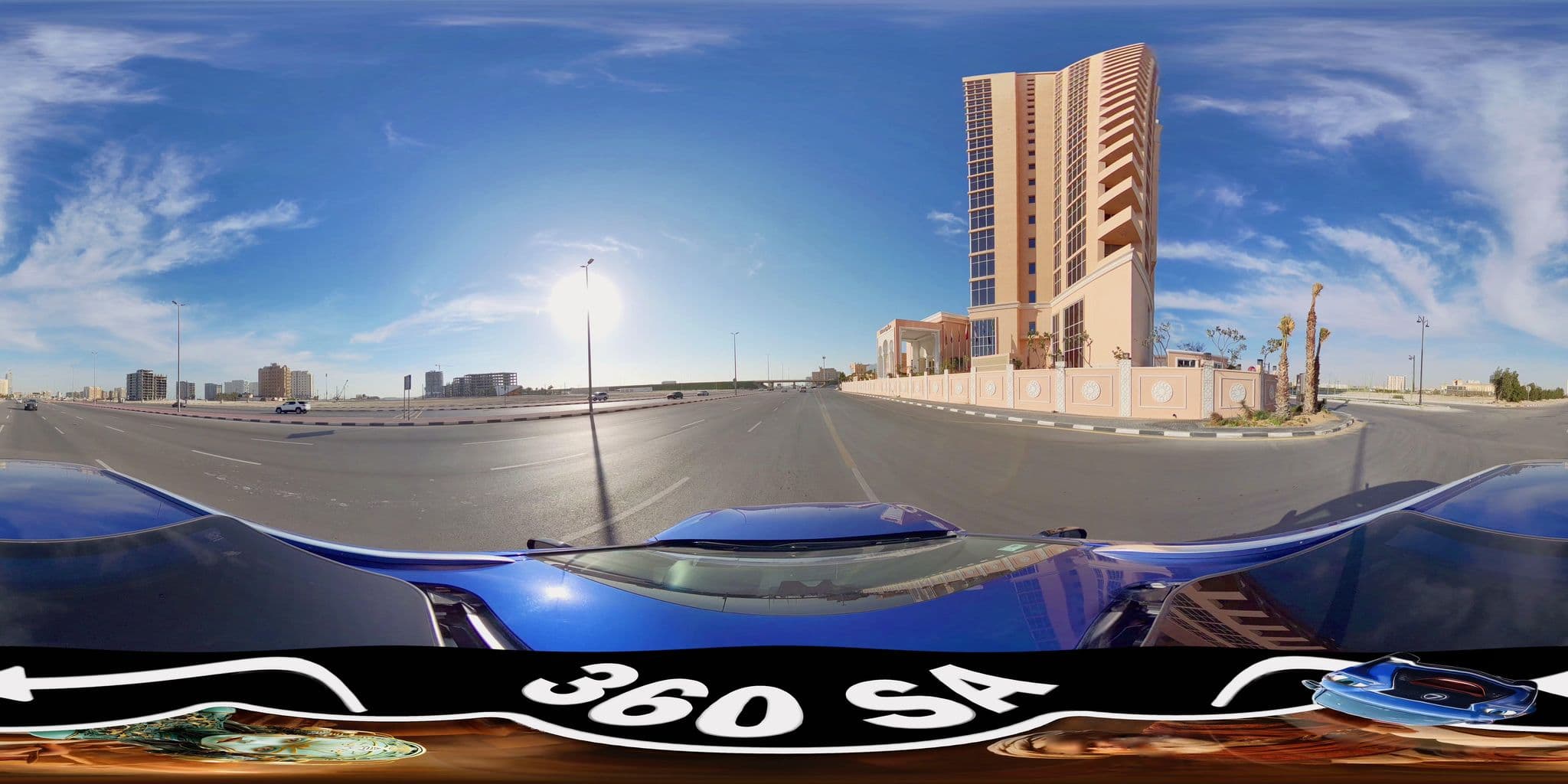 Street view near Hilton Alkhobar King Fahad Causway, Thuqbah — © mahmoud12 (CC BY-SA · Mapillary)