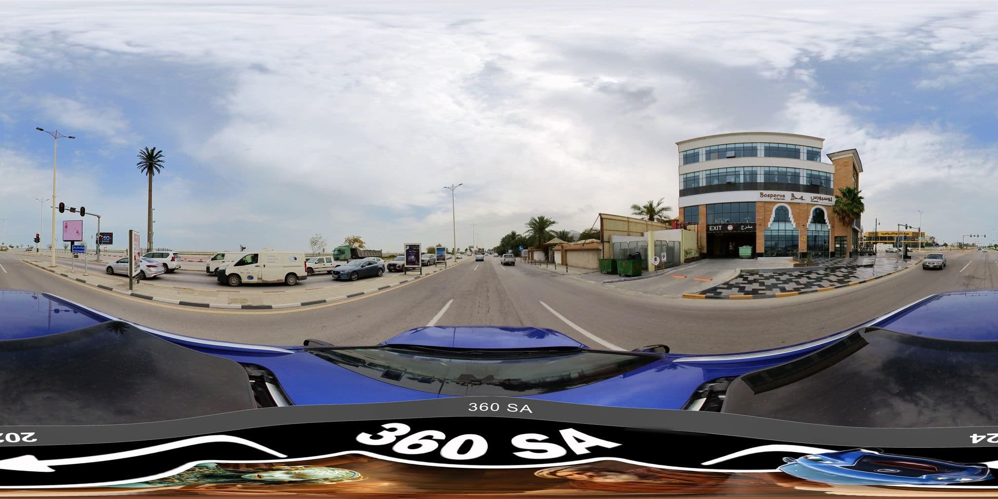 Street view near Durrat Al Sharq Suites 4 Hotel, Dammam — © mahmoud12 (CC BY-SA · Mapillary)