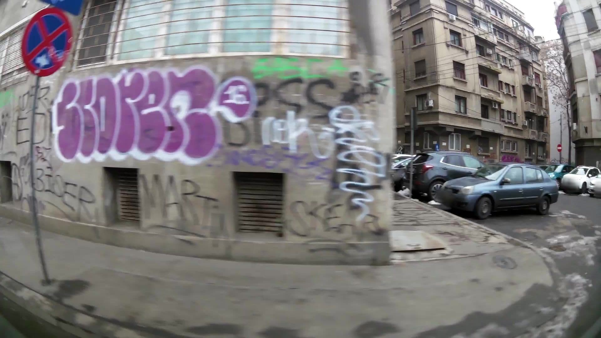 Street view near Liad Hotel, Bucharest