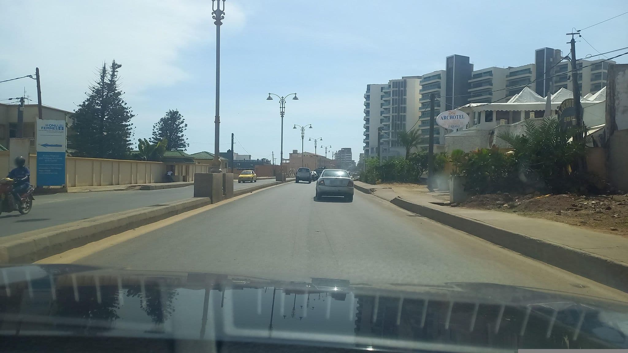 Street view near Arc Hotel, Mermoz Boabab — © aksentini (CC BY-SA · Mapillary)