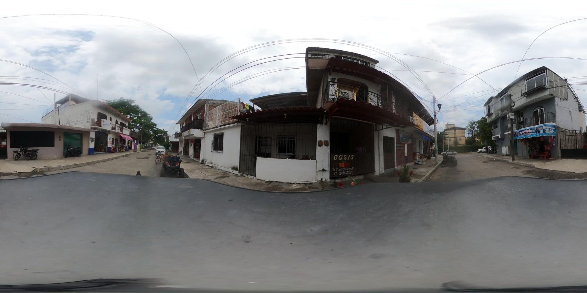 Street view near Posada Benimar, Crucecita — © nicovargas (CC BY-SA · Mapillary)