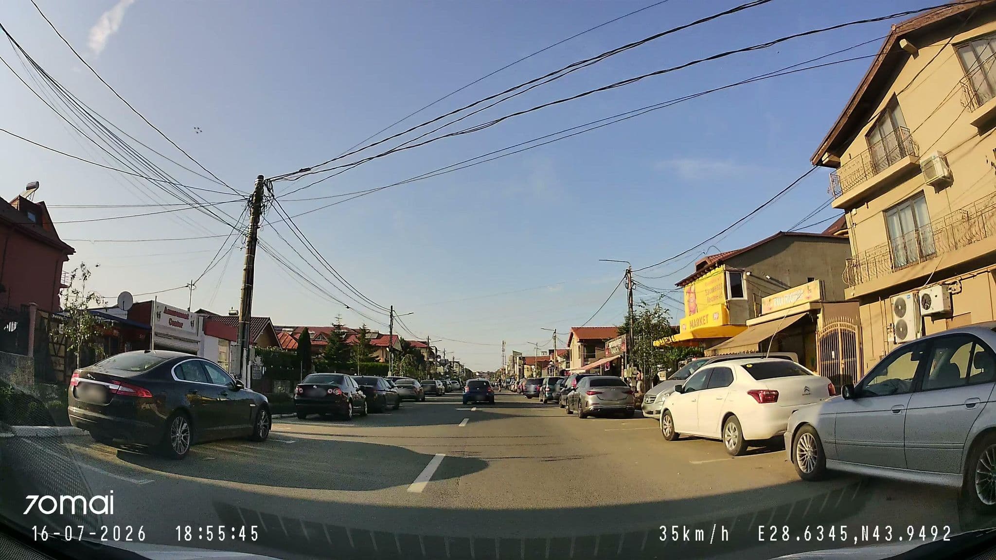 Street view near Pensiunea La Rodica, Costineşti