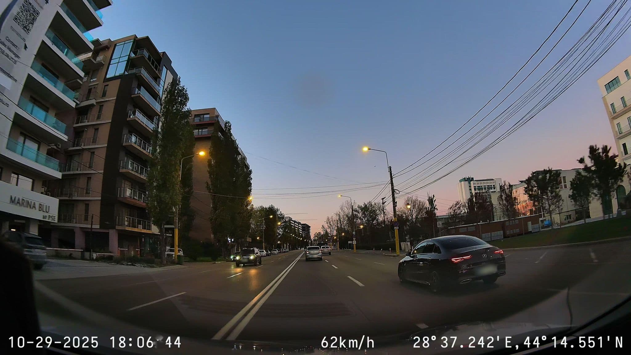 Street view near Vila Maria, Palazu Mare