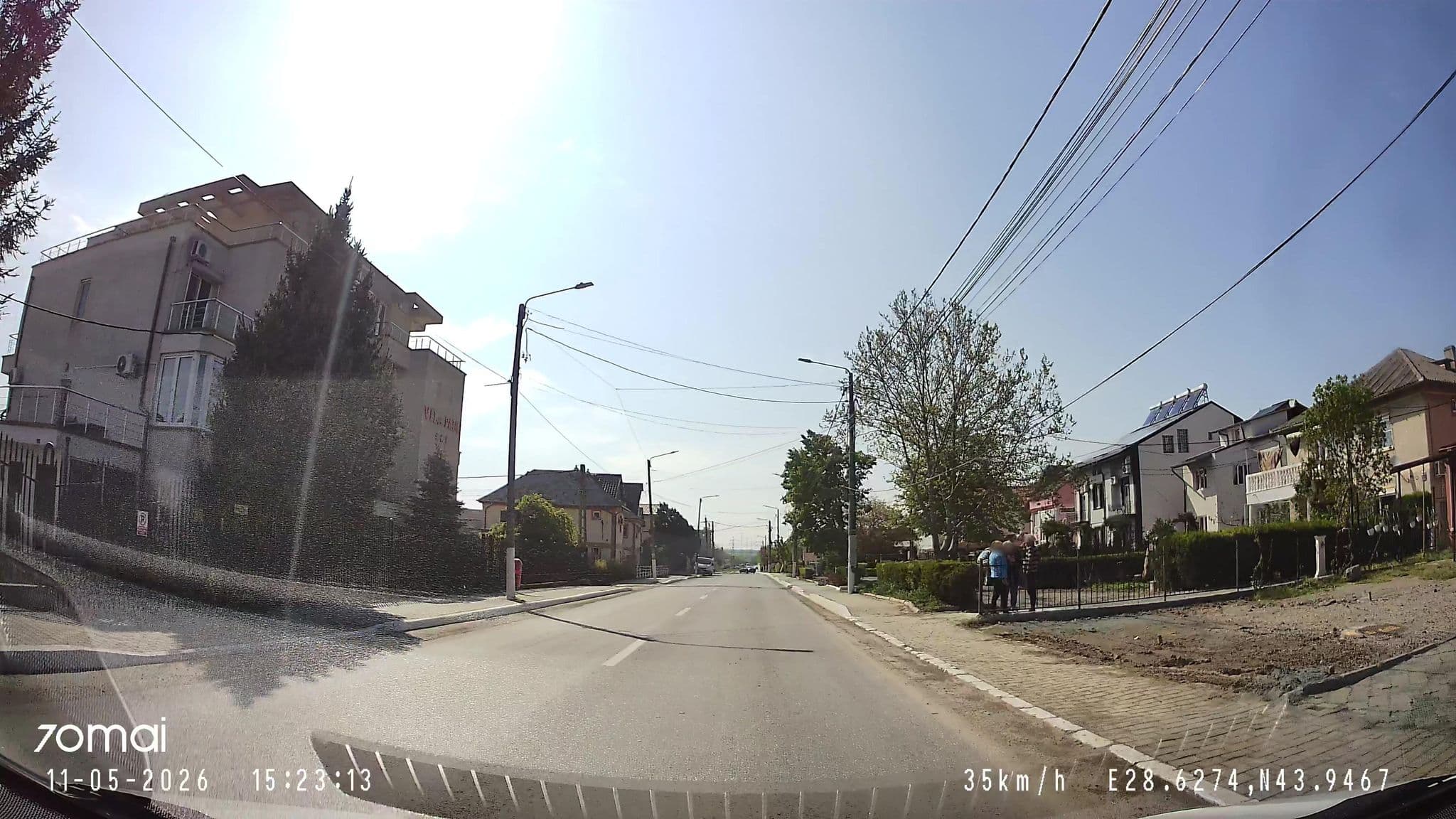 Street view near Vila Lucky, Costineşti