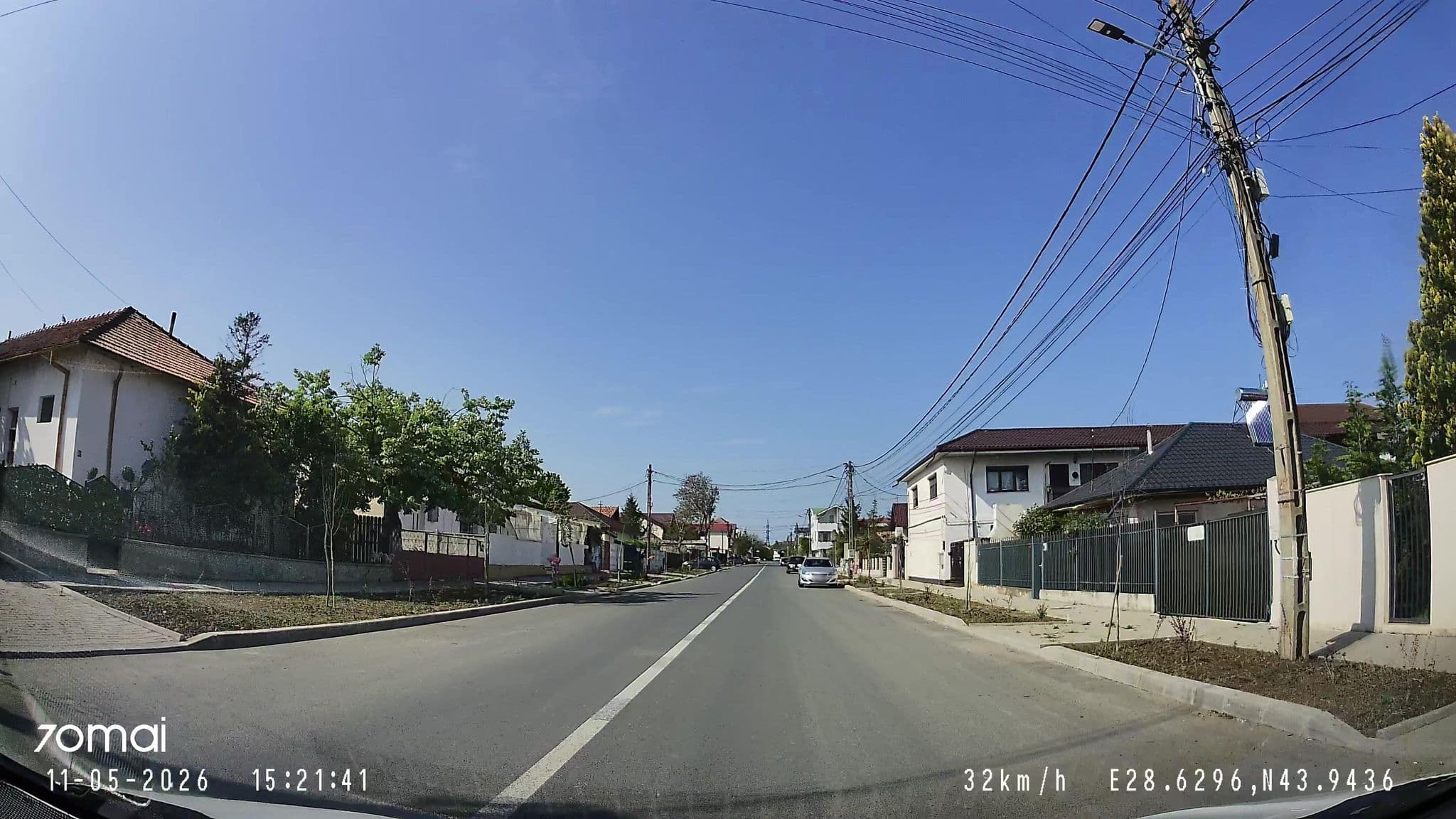 Street view near Hotel Admar, Costineşti