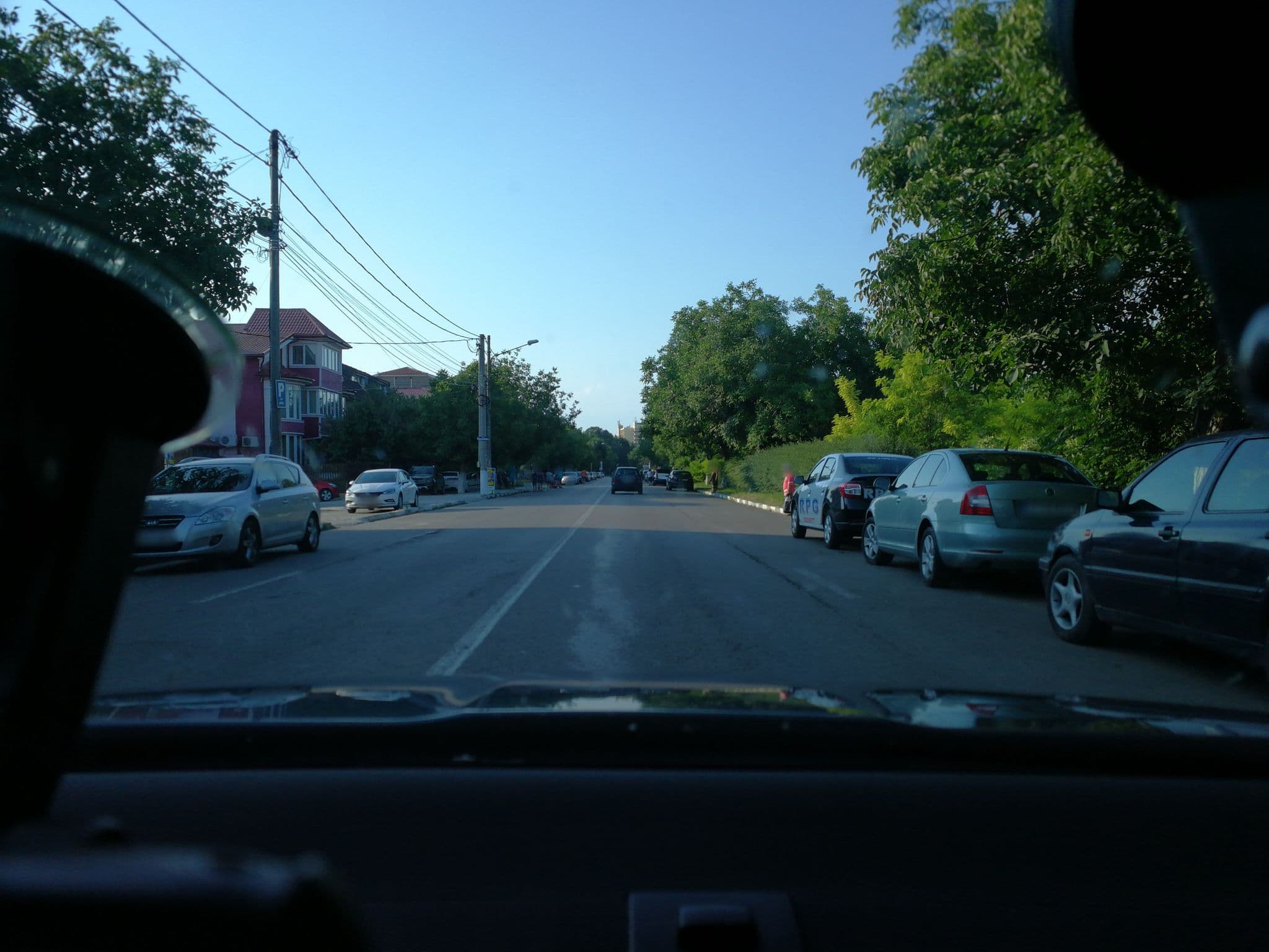Street view near Vila Colonial, Eforie Nord