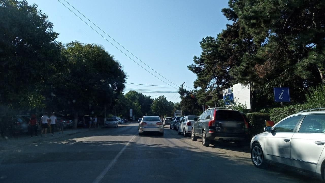 Street view near Blue Lagoon, Eforie Nord