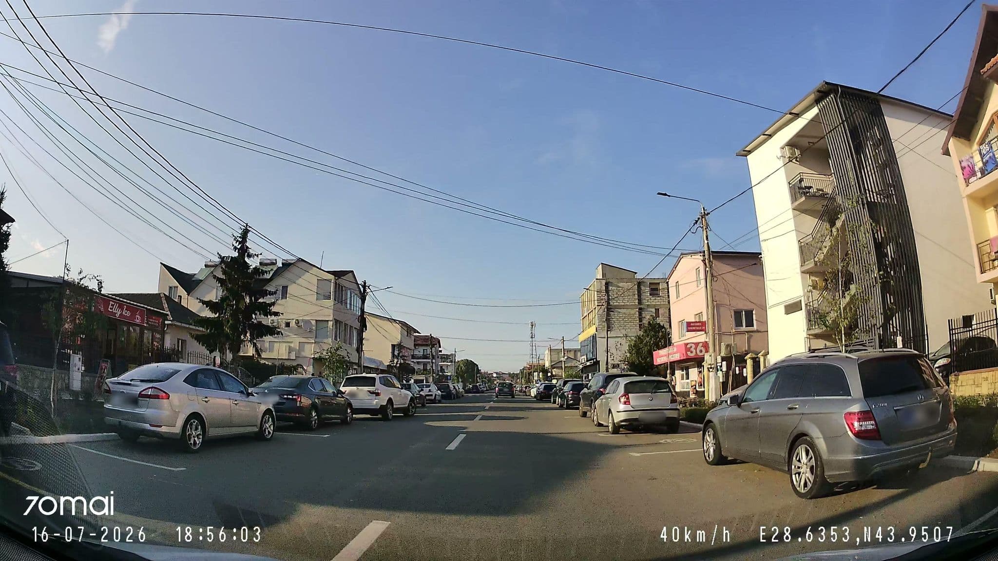 Street view near Vila Silvia, Costineşti