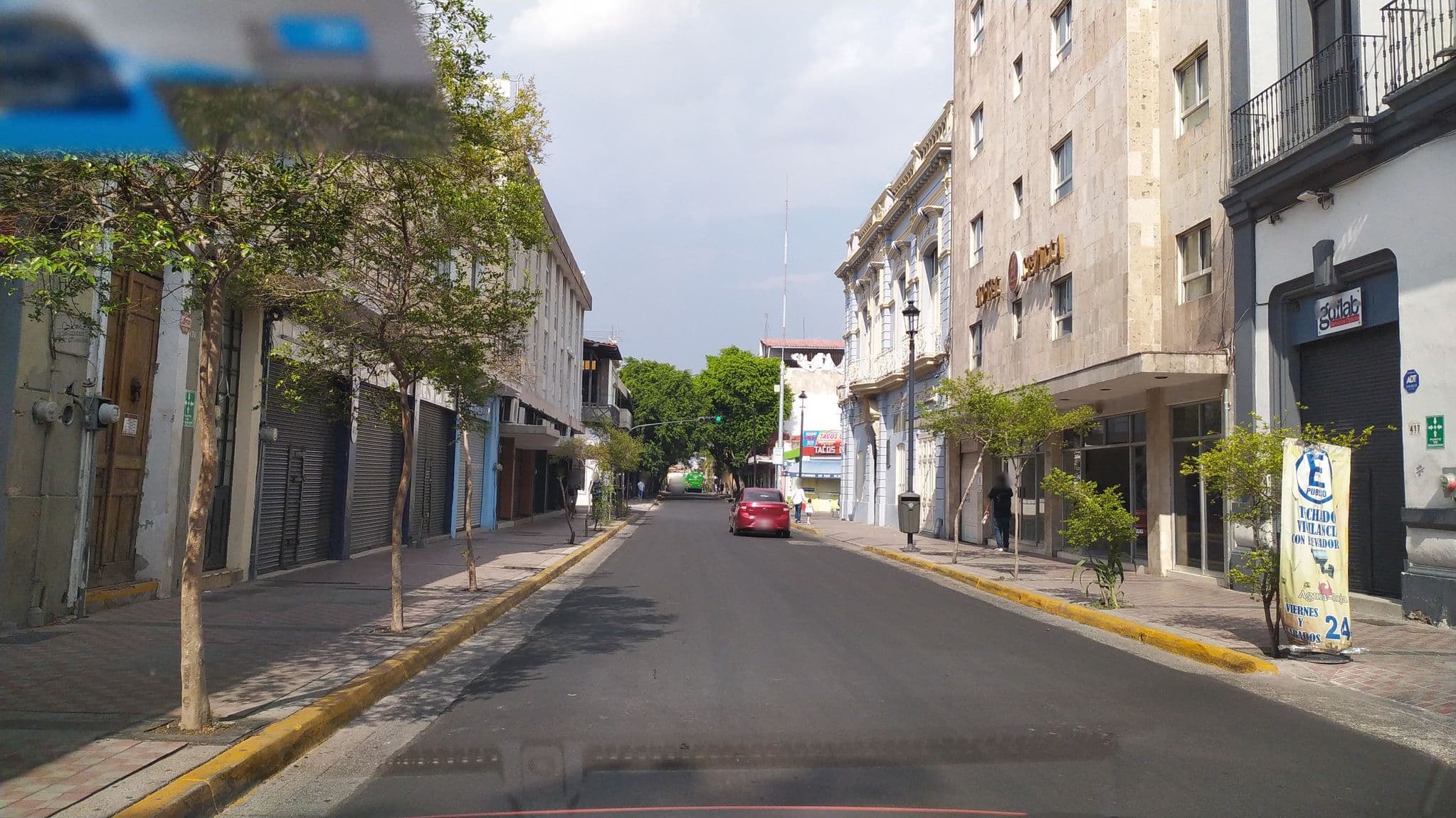 Street view near Hotel Sevilla, Guadalajara — © xe1gyp (CC BY-SA · Mapillary)