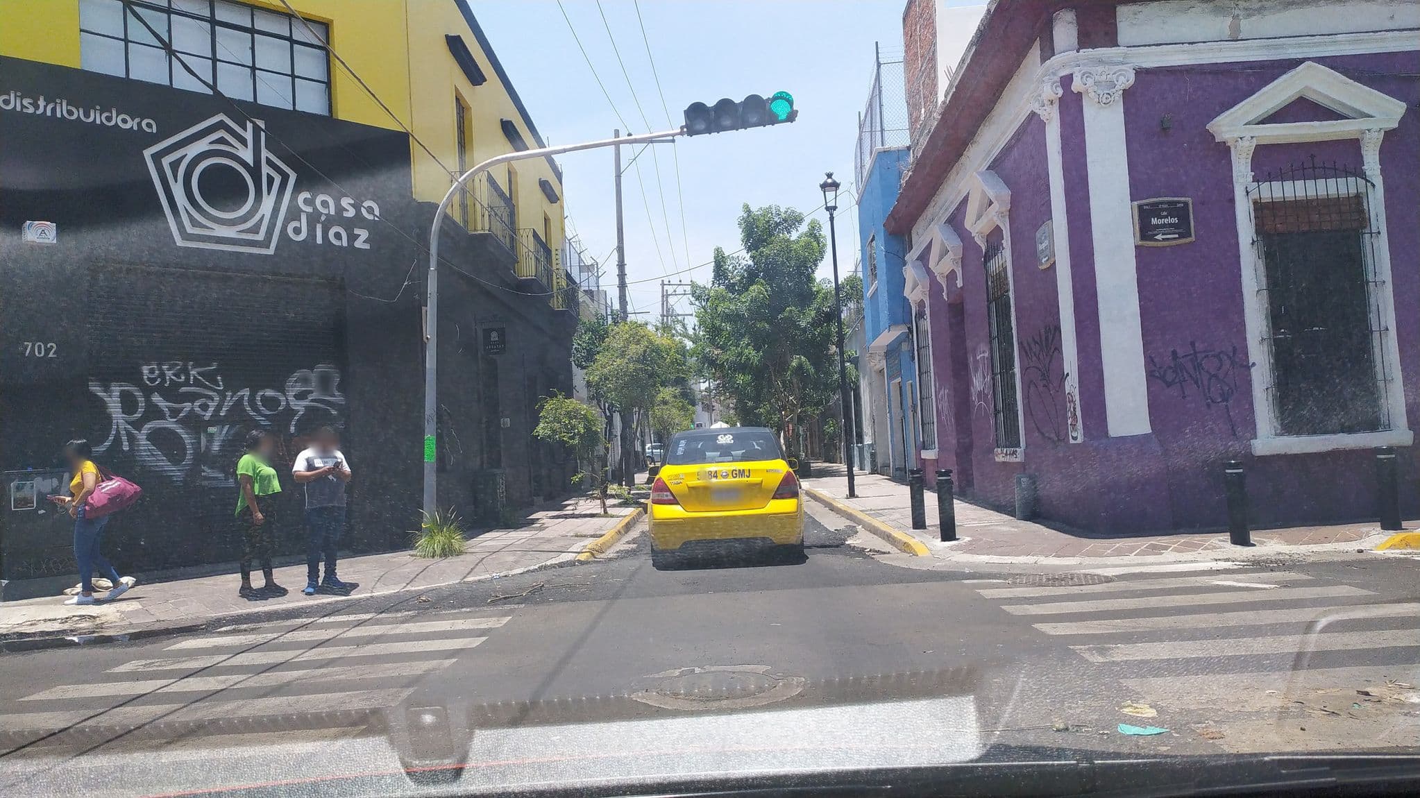 Street view near Hostel Pichina, Guadalajara — © xe1gyp (CC BY-SA · Mapillary)