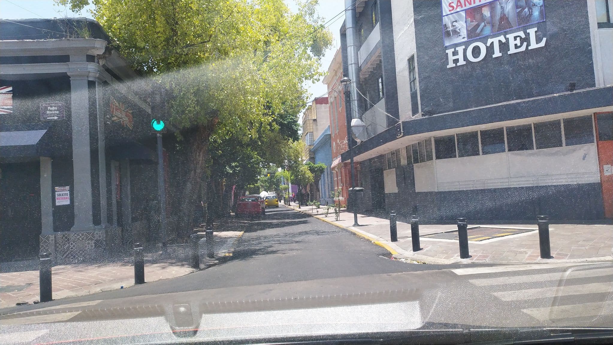 Street view near Hotel Del Centro, Guadalajara — © xe1gyp (CC BY-SA · Mapillary)