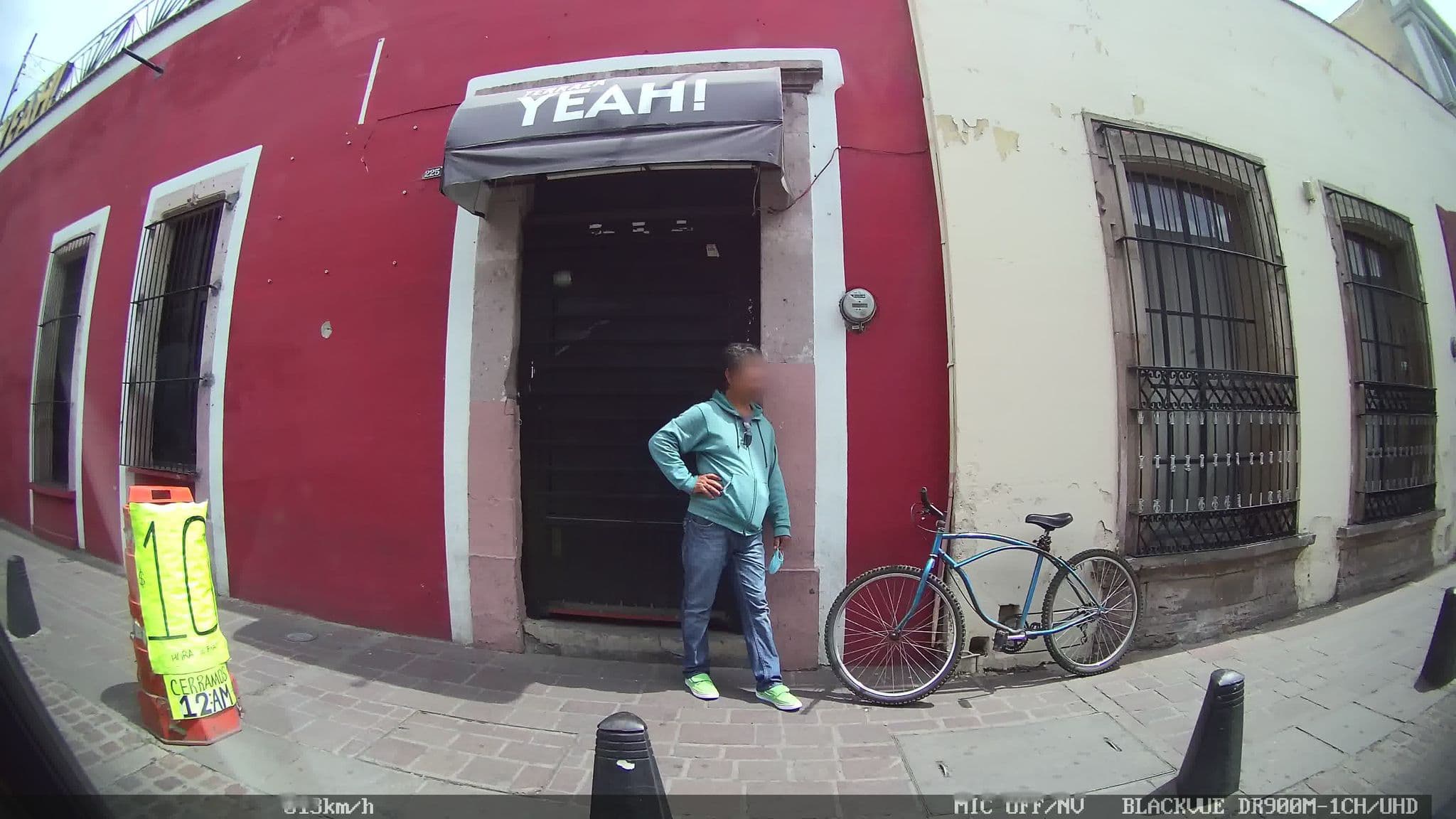 Street view near Hostal la Bicicleta, Aguascalientes — © kaart_3 (CC BY-SA · Mapillary)