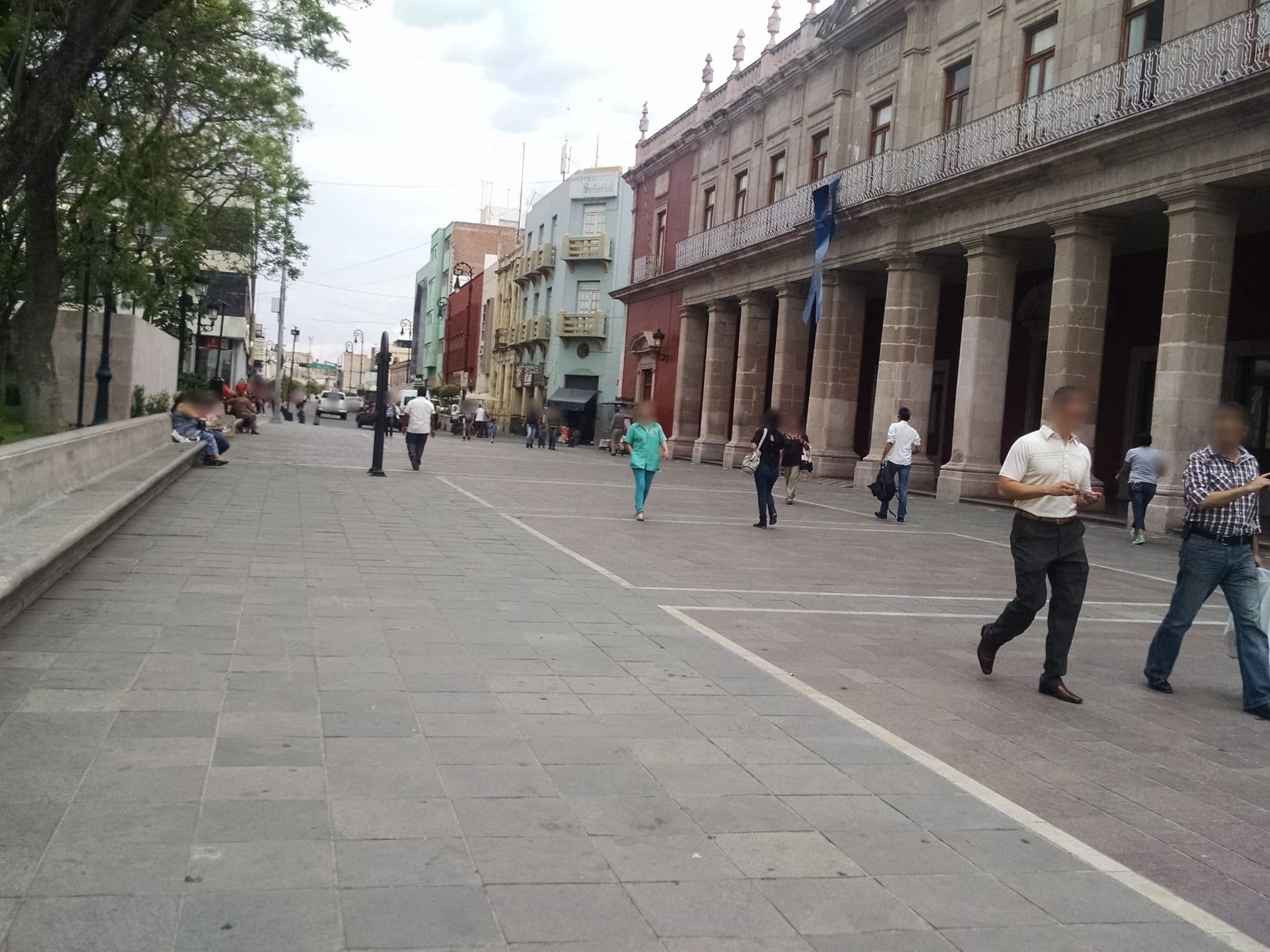 Street view near Hotel Señorial, Aguascalientes — © sabas1080 (CC BY-SA · Mapillary)