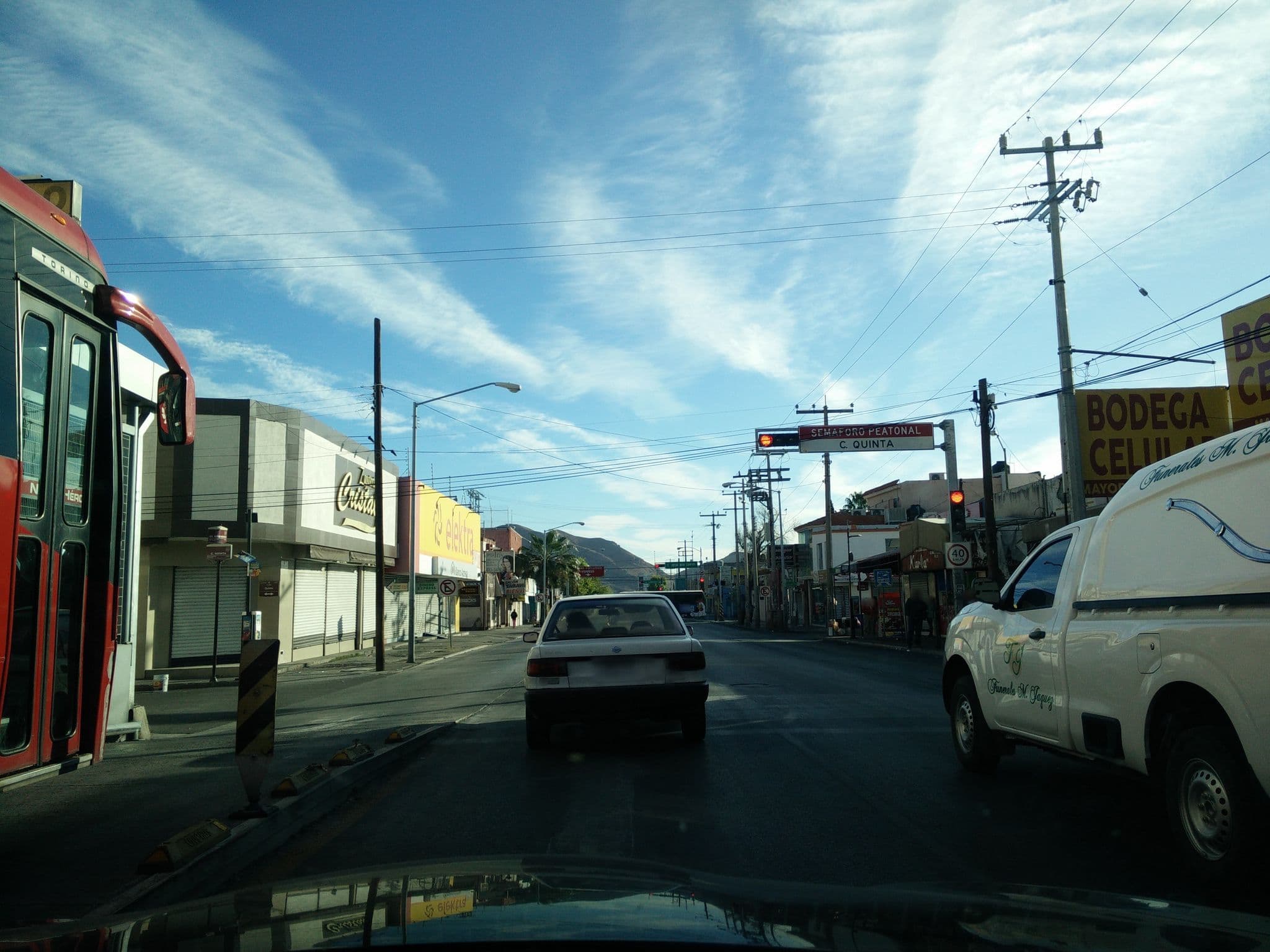Street view near Posada Tierrra Blanca, Chihuahua — © ccossio (CC BY-SA · Mapillary)