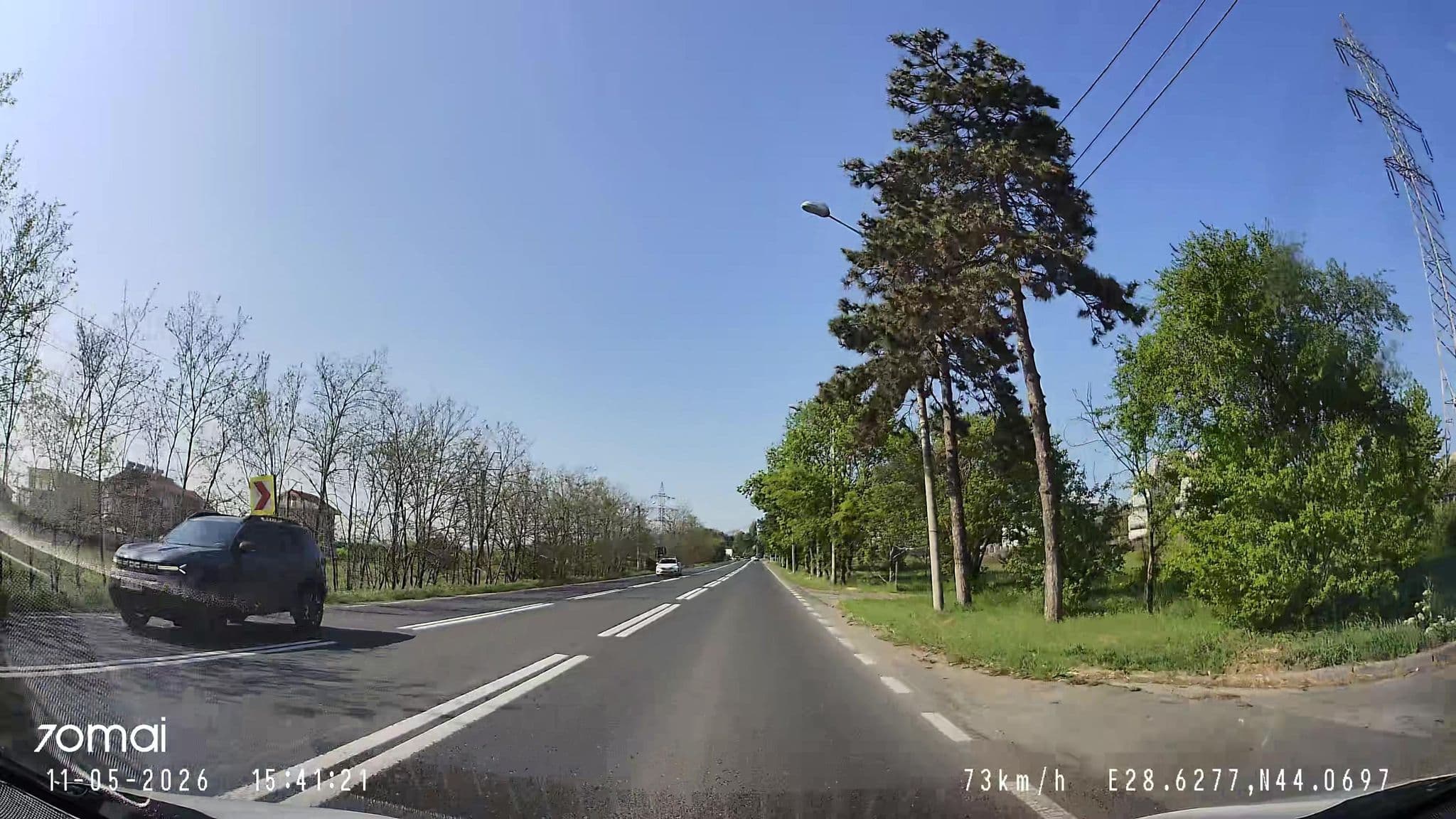 Street view near Pensiunea Ani, Eforie Nord