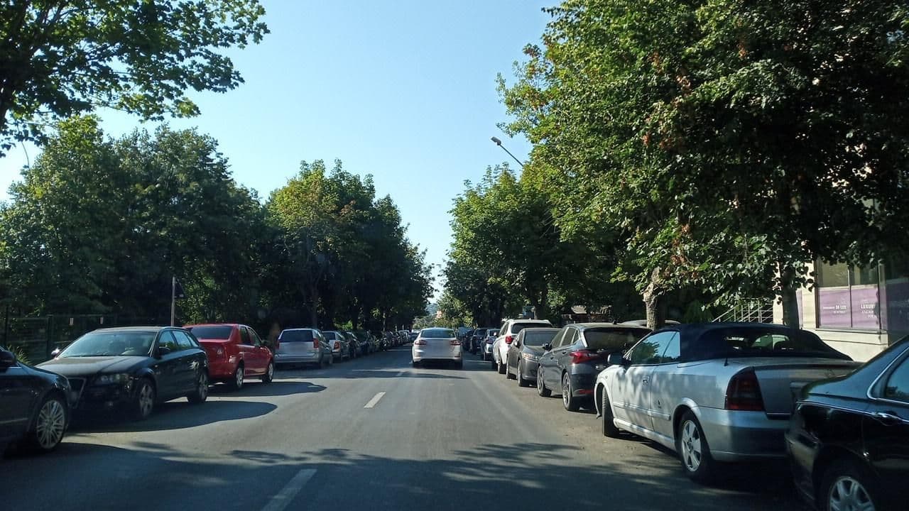 Street view near Samali Residence, Eforie Nord
