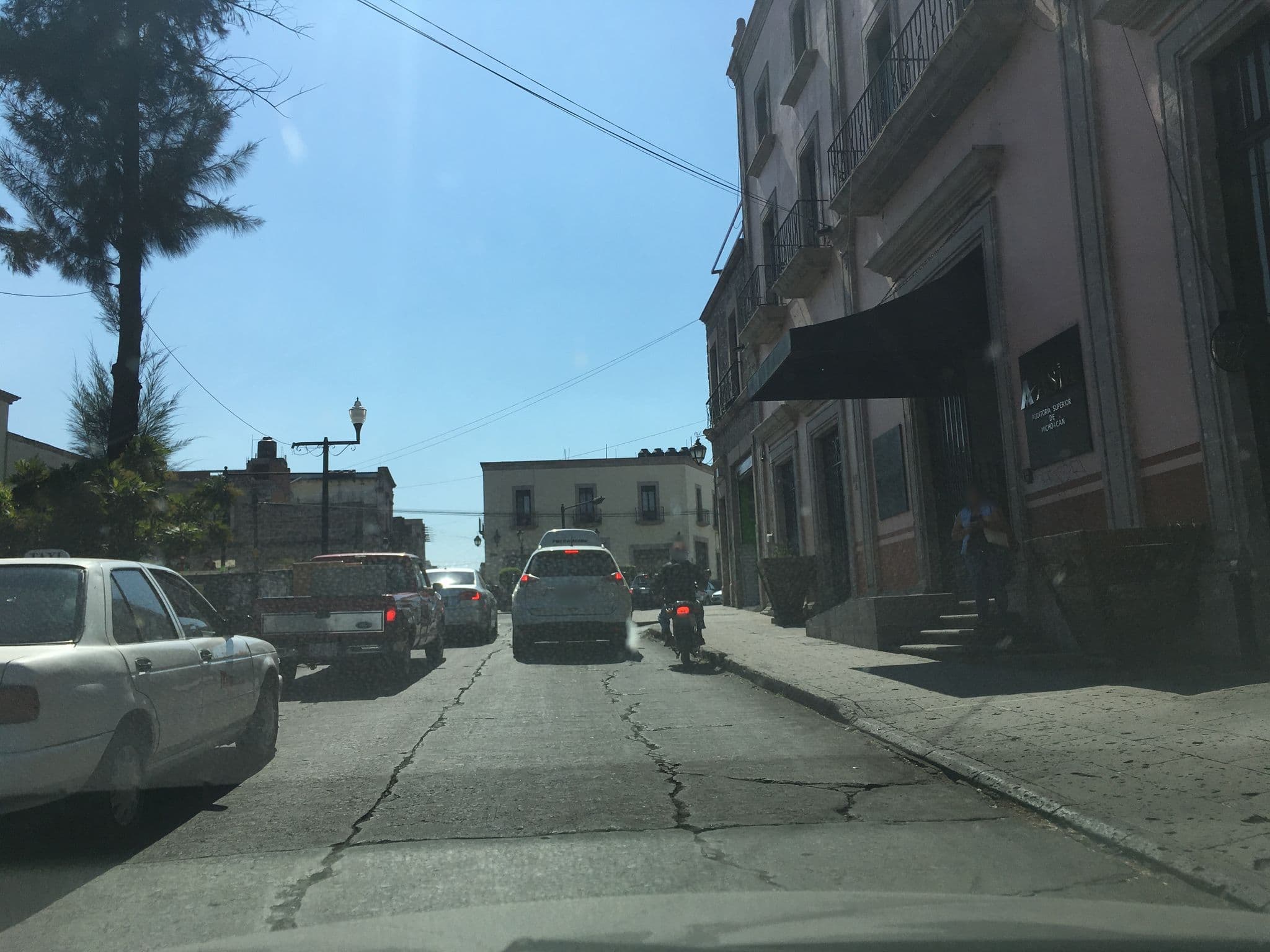 Street view near Hotel Refugio Victoria, Morelia — © nicovargas (CC BY-SA · Mapillary)