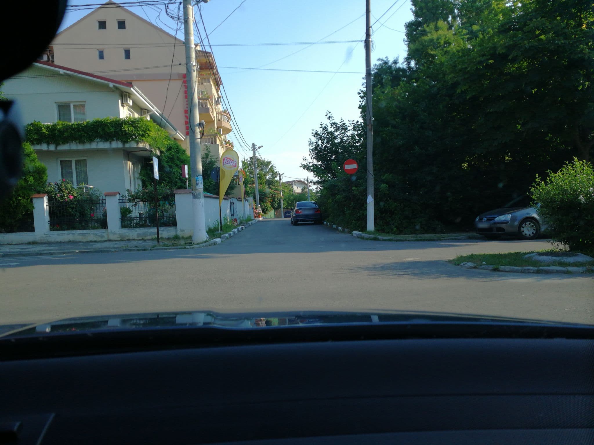 Street view near Pensiunea Orhidee, Eforie Nord