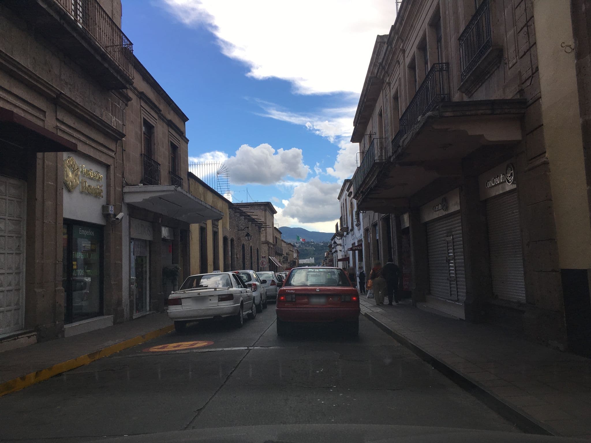 Street view near Hotel Casa Del Anticuario, Morelia — © nicovargas (CC BY-SA · Mapillary)