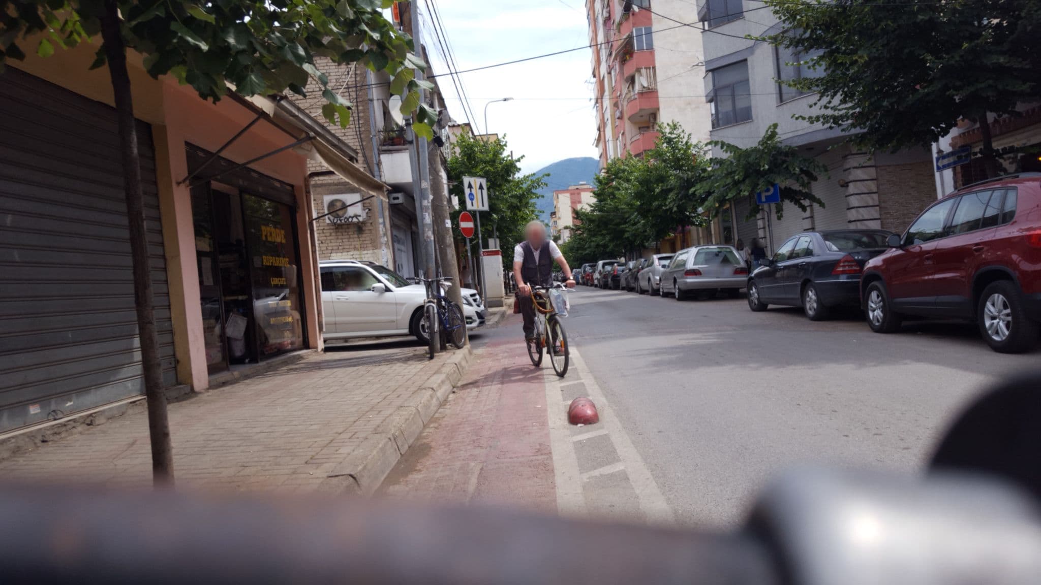 Street view near Secret Garden, Tirana — © denisju_osm (CC BY-SA · Mapillary)