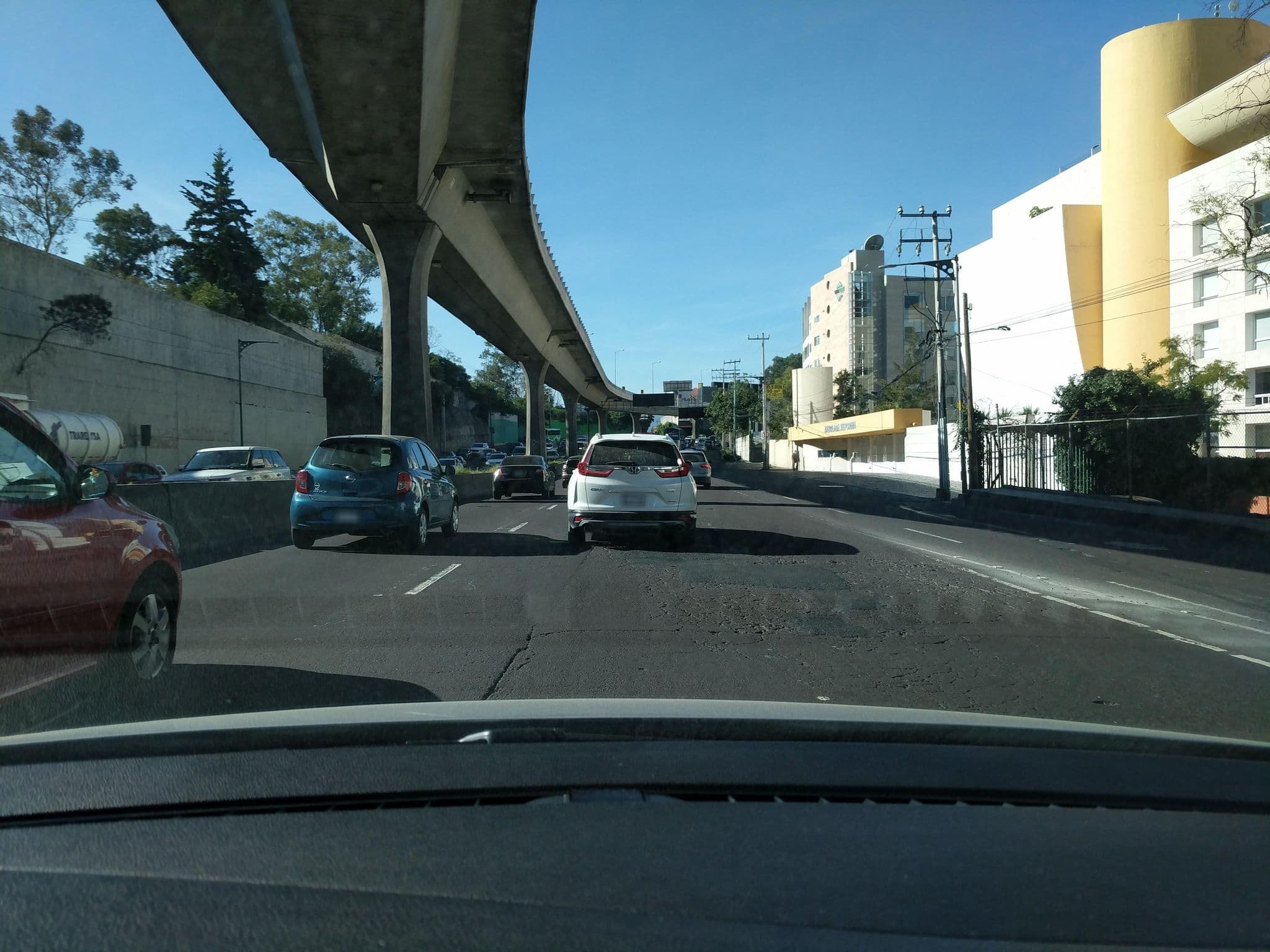 Street view near Santa Fe Hotel & Villas, Col. Bosques de las Lomas — © mphathaway (CC BY-SA · Mapillary)