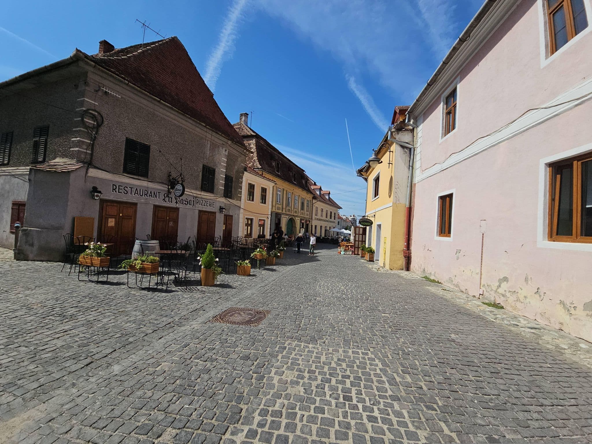 Street view near Pensiune Chic, Sibiu — © DmitTrix (CC BY-SA · Mapillary)