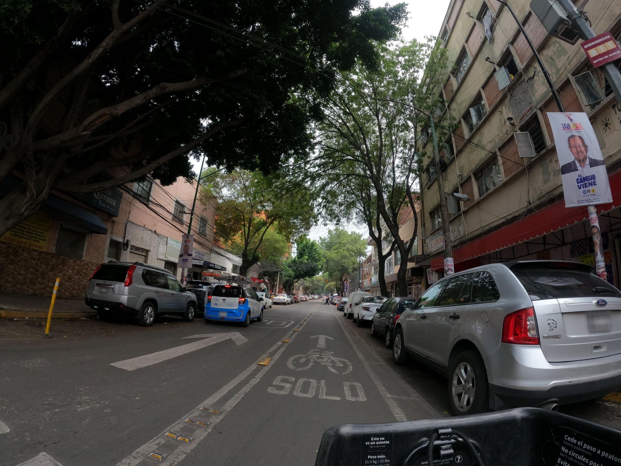 Street view near Jade Hotel, Cuauhtémoc — © mapero_errante (CC BY-SA · Mapillary)