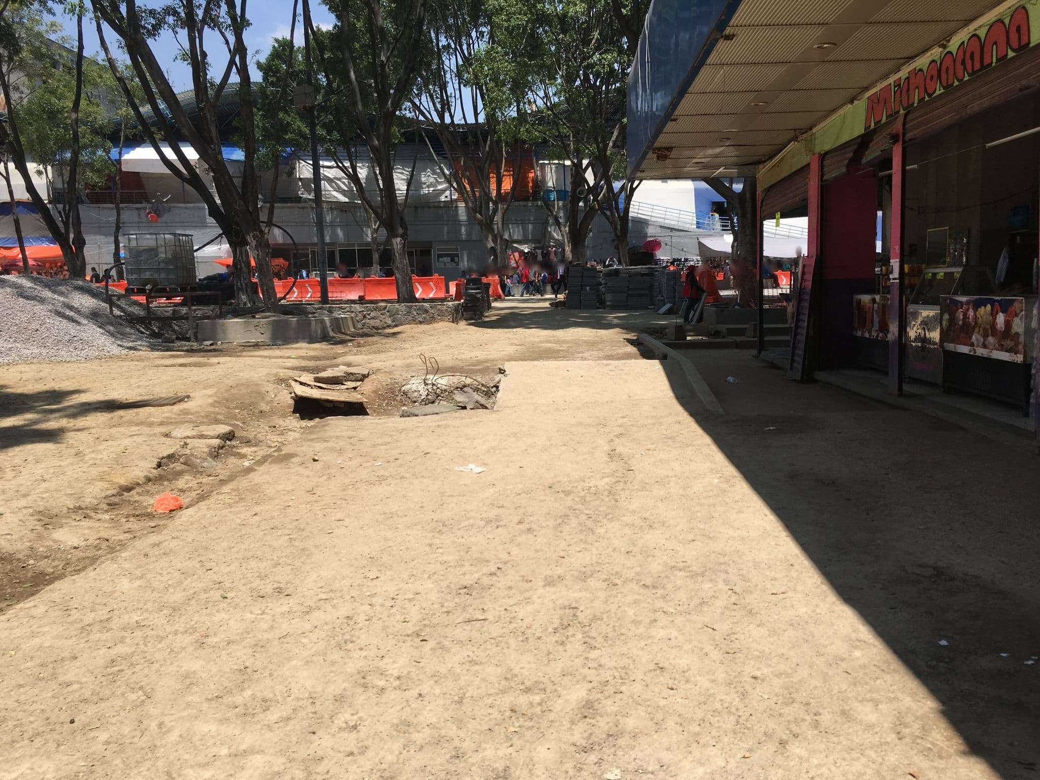 Street view near Hotel San Lucas, Mexico City — © caminitoescuela (CC BY-SA · Mapillary)