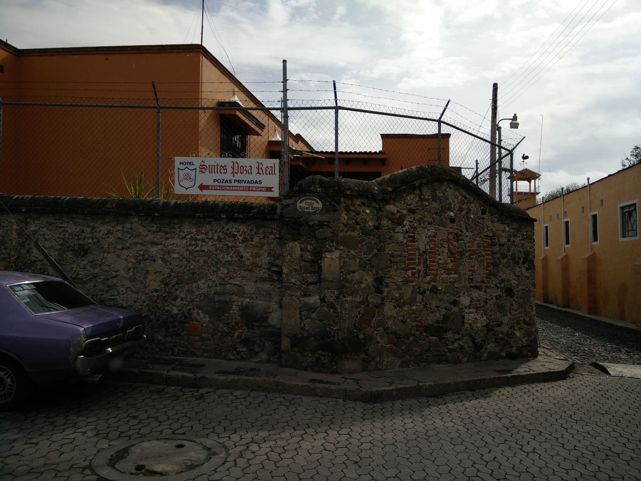 Street view near Hotel & SPA las delicias, Tequisquiapan — © ccossio (CC BY-SA · Mapillary)