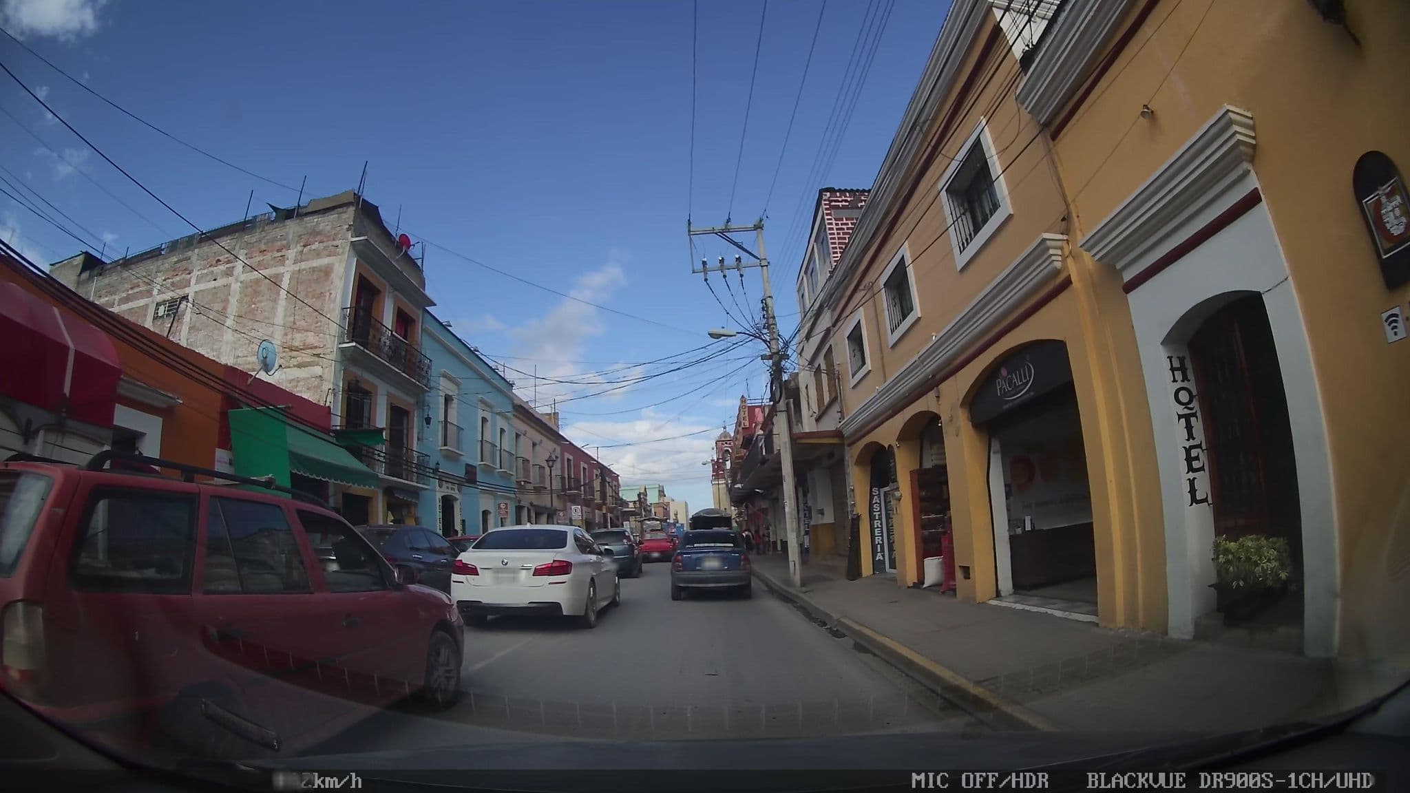 Street view near Hostal Del Mercado, Oaxaca — © nicovargas (CC BY-SA · Mapillary)