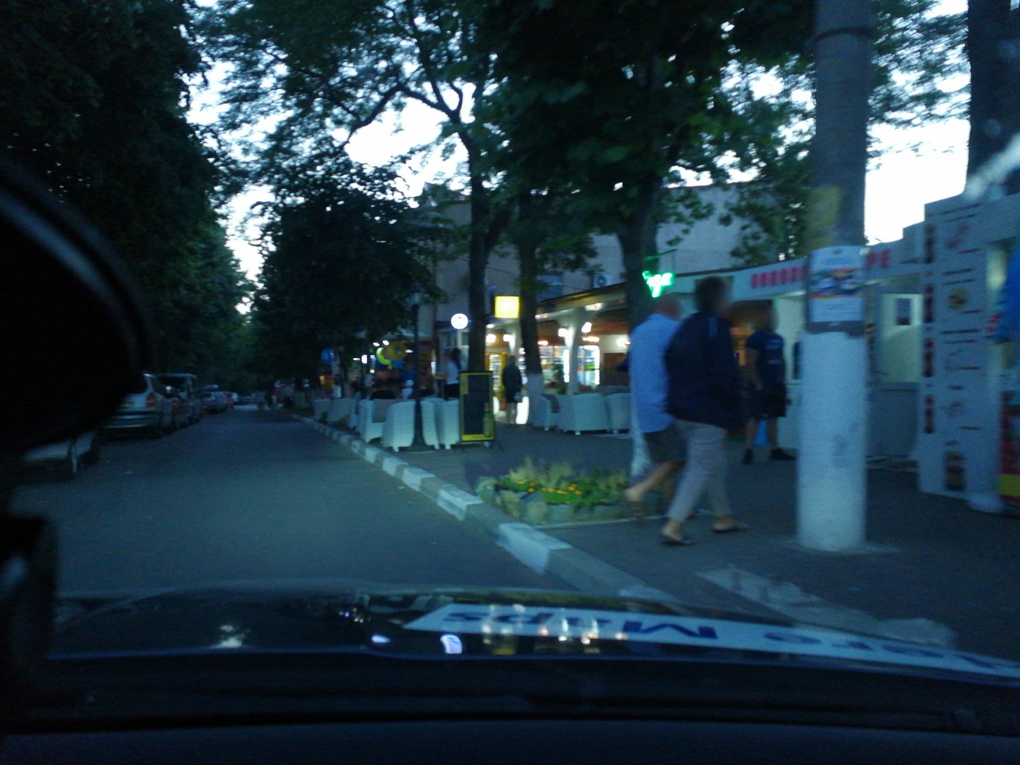 Street view near Vila Andreea, Eforie Sud