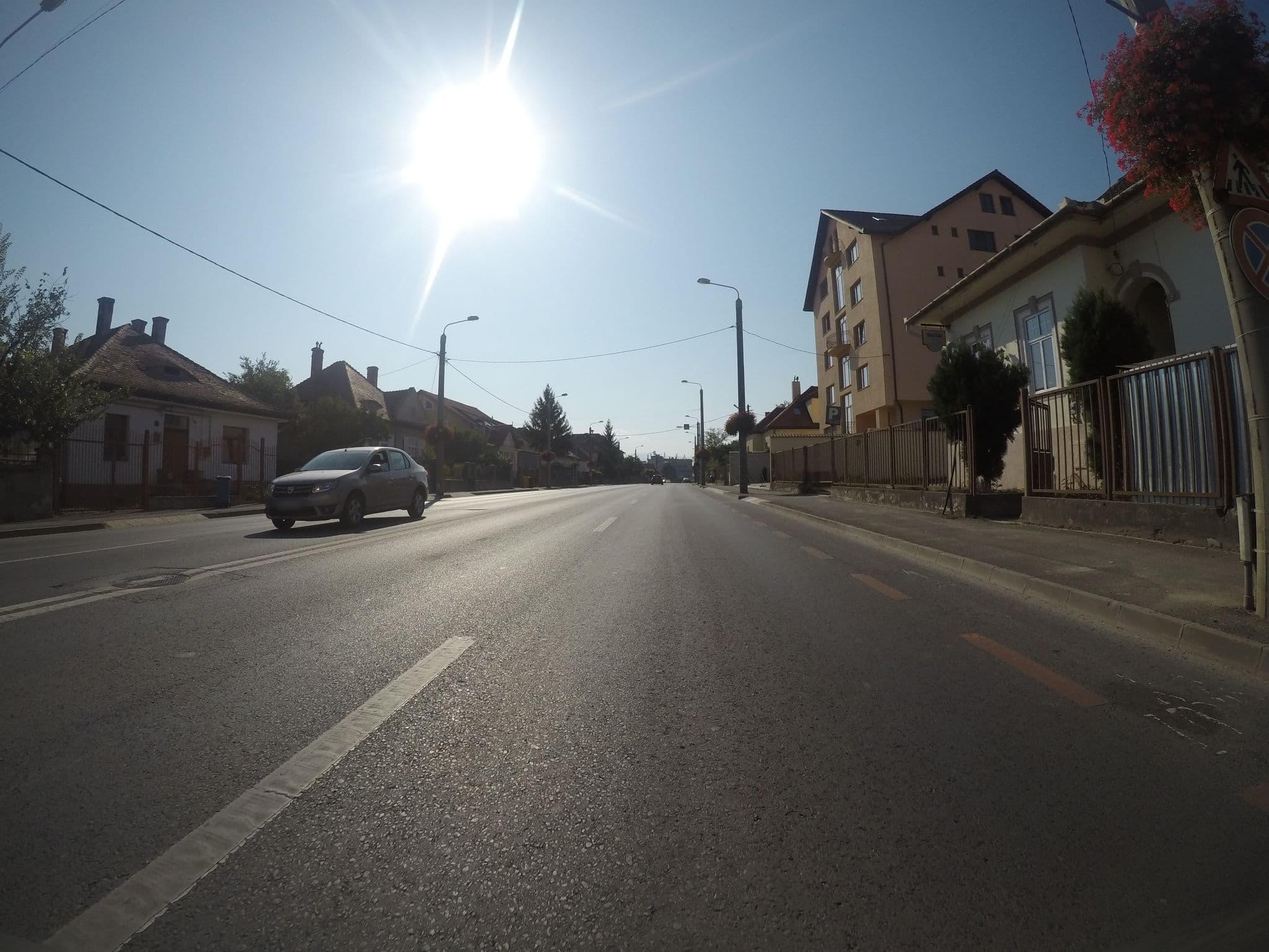 Street view near Pensiunea Alesia Maria, Sibiu — © chrisbeddow (CC BY-SA · Mapillary)