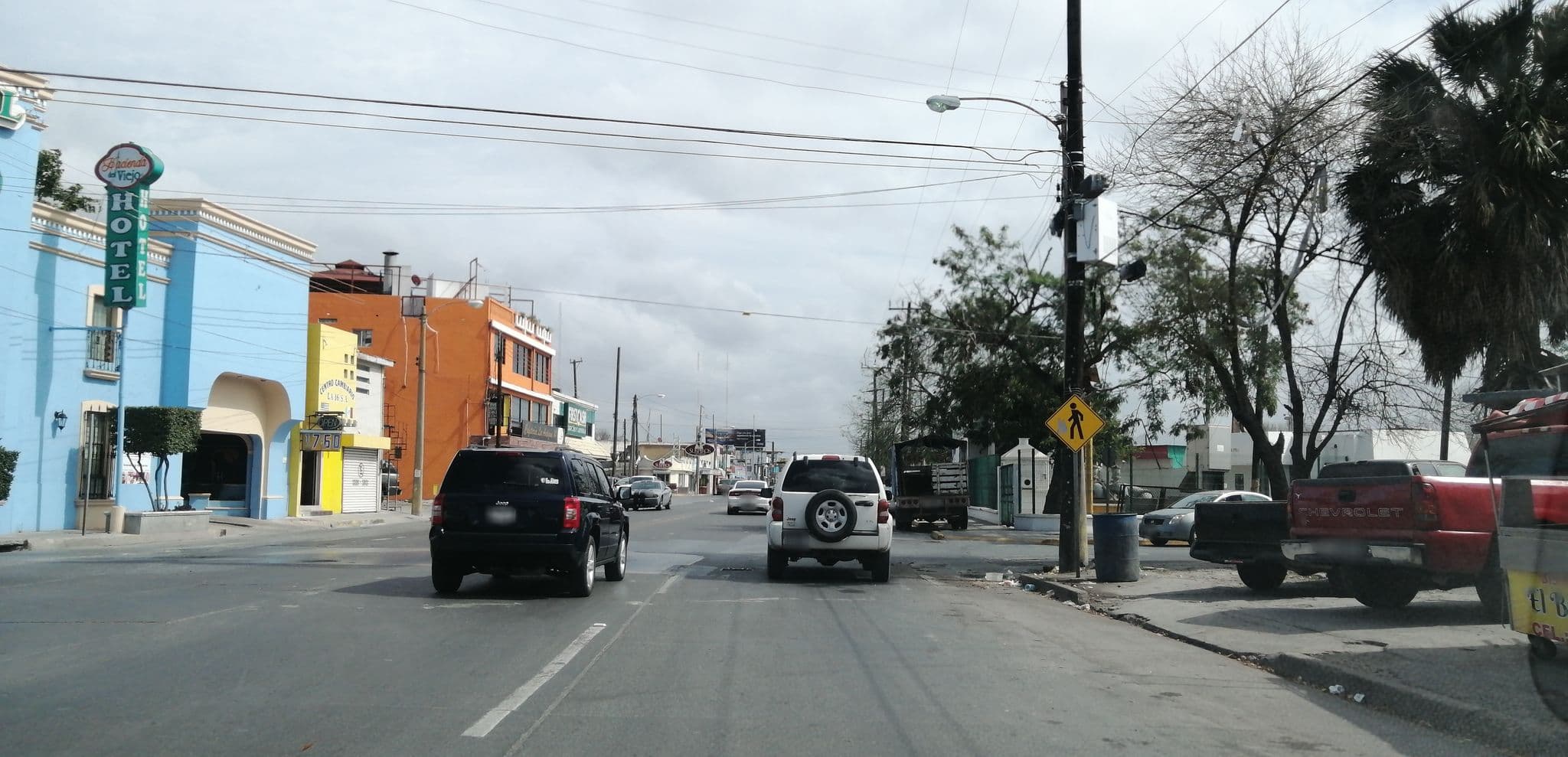 Street view near Hotel Hacienda Del Viejo, Heroica Matamoros — © viajero981 (CC BY-SA · Mapillary)