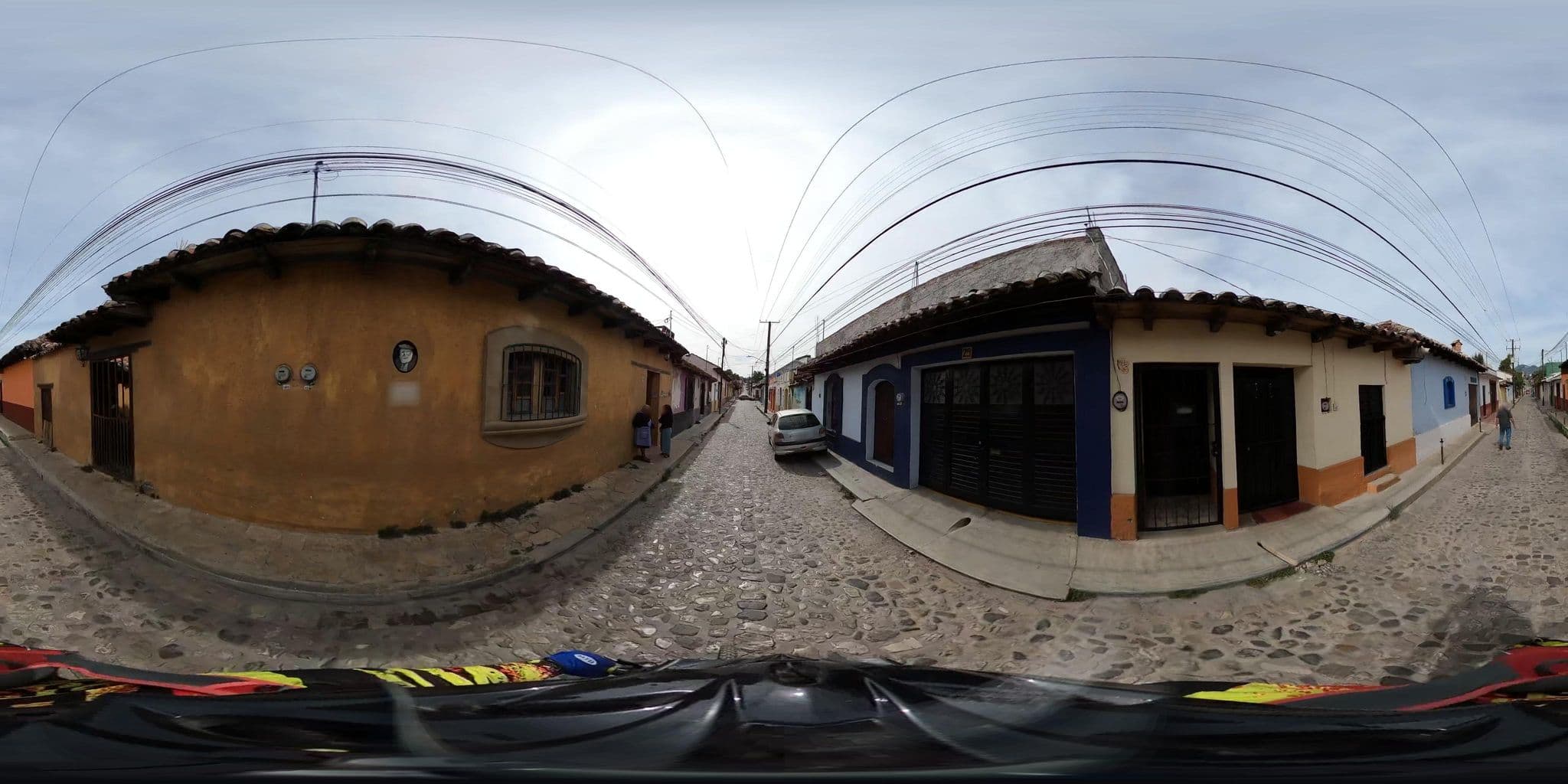 Street view near Posada Sancris, San Cristóbal de las Casas — © nicovargas (CC BY-SA · Mapillary)