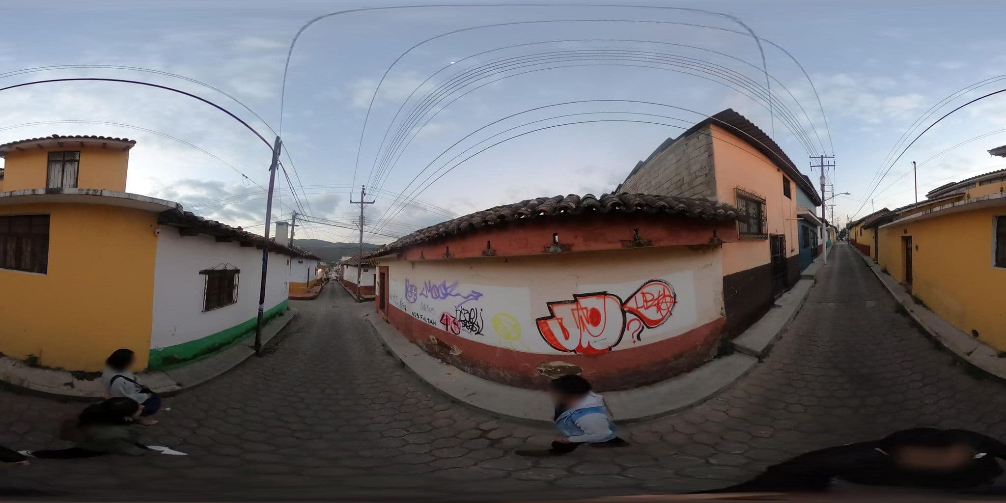 Street view near Posada Sol Y Luna, San Cristóbal de las Casas — © nicovargas (CC BY-SA · Mapillary)