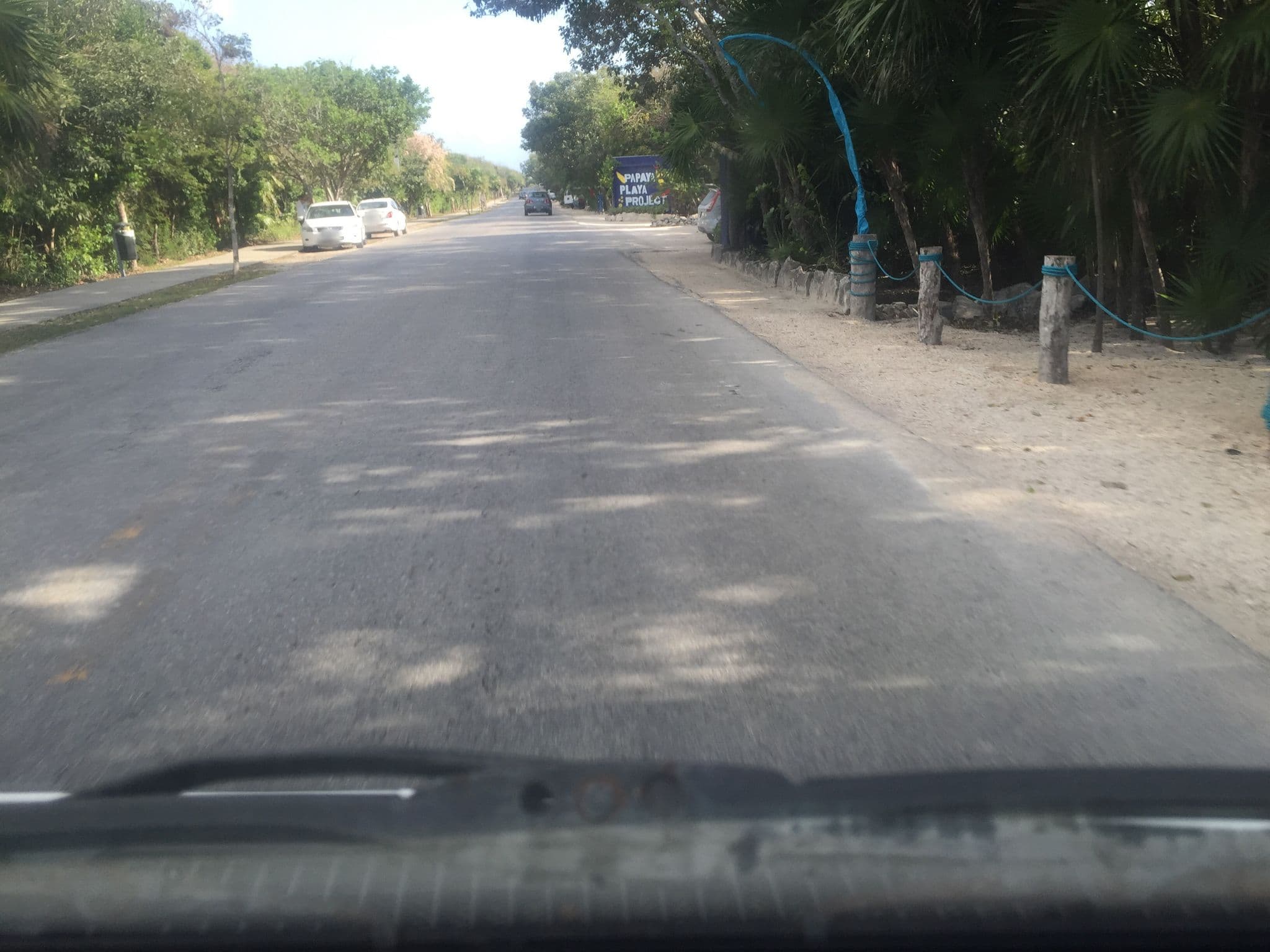 Street view near Cabañas Copal, Tulum — © mapanauta (CC BY-SA · Mapillary)