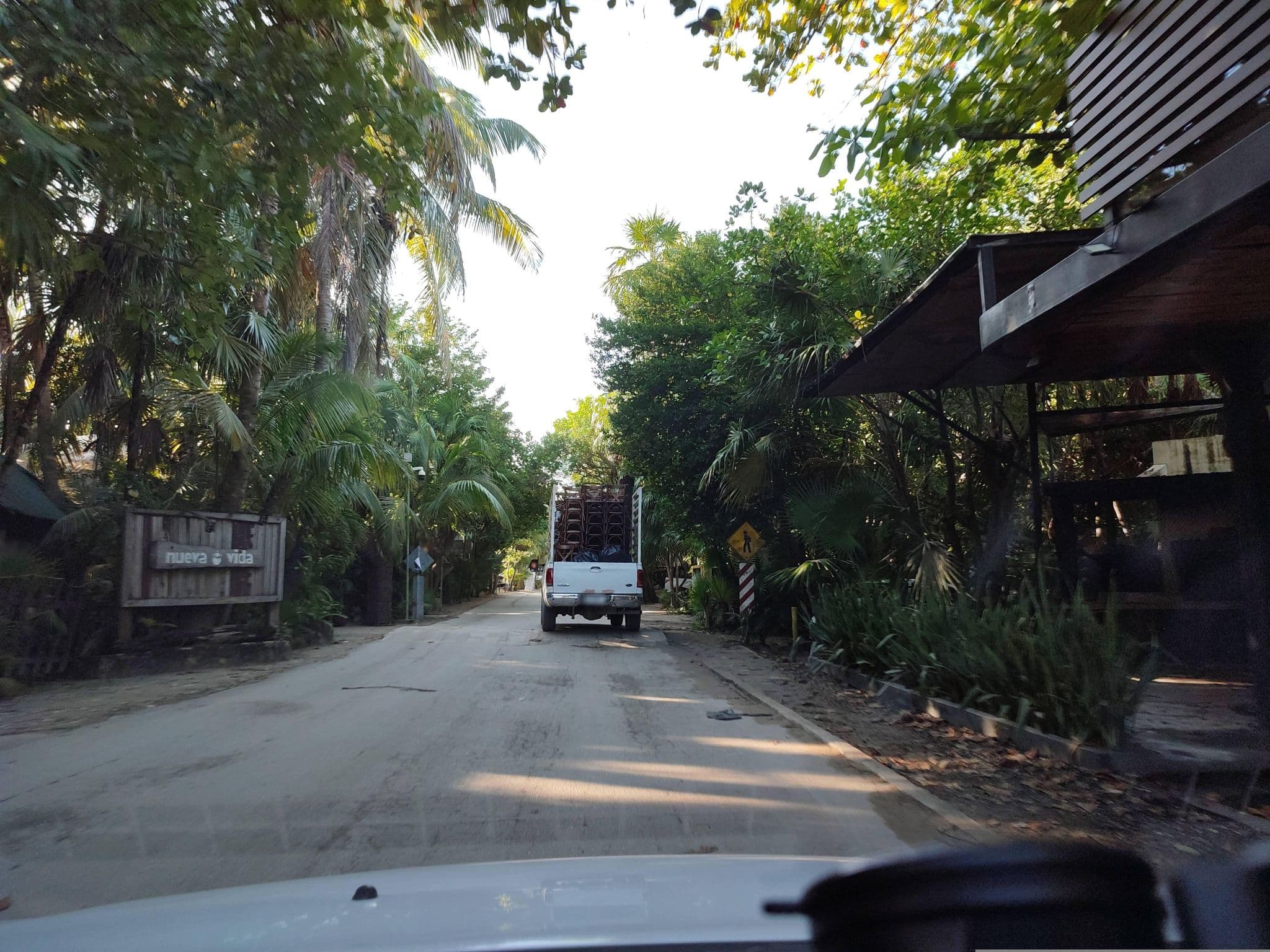 Street view near Nueva Vida de Ramiro, Tulum — © fswat (CC BY-SA · Mapillary)