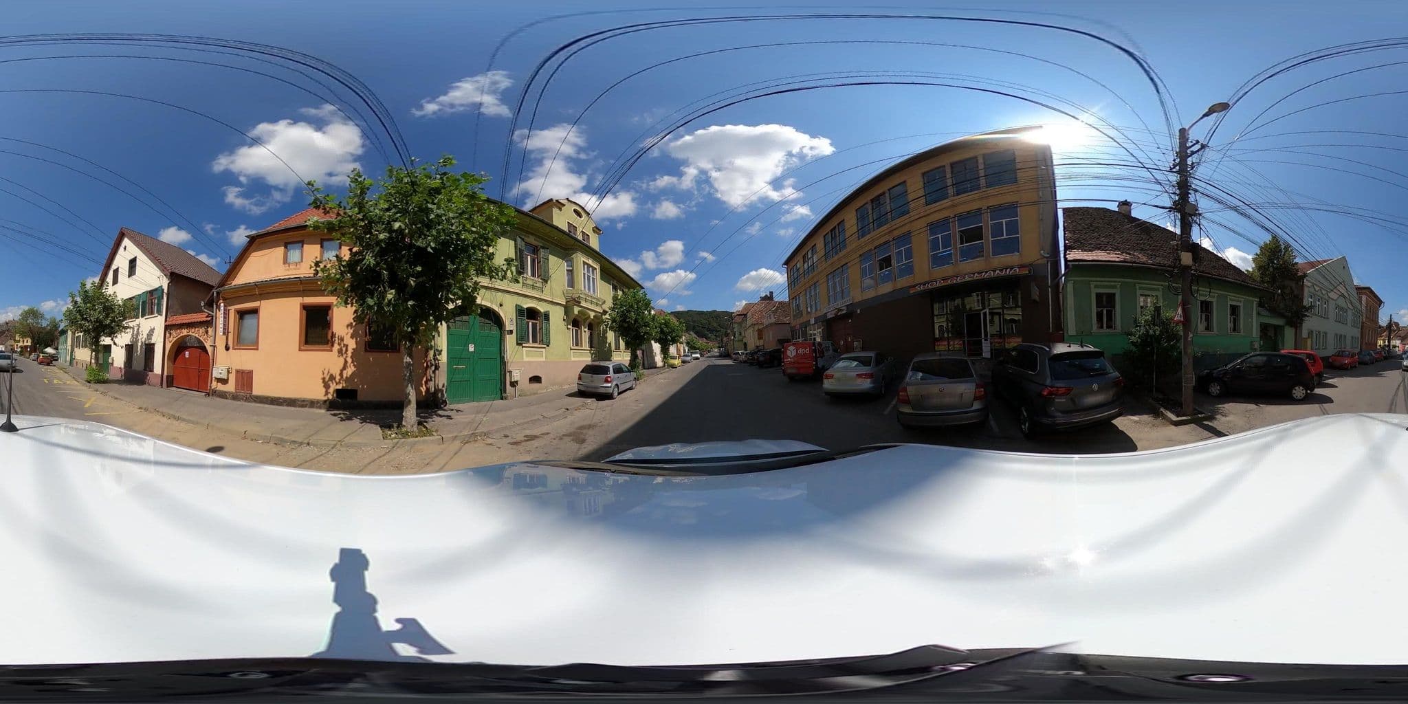 Street view near Casa Soare, Sighișoara — © Pill0r360 (CC BY-SA · Mapillary)