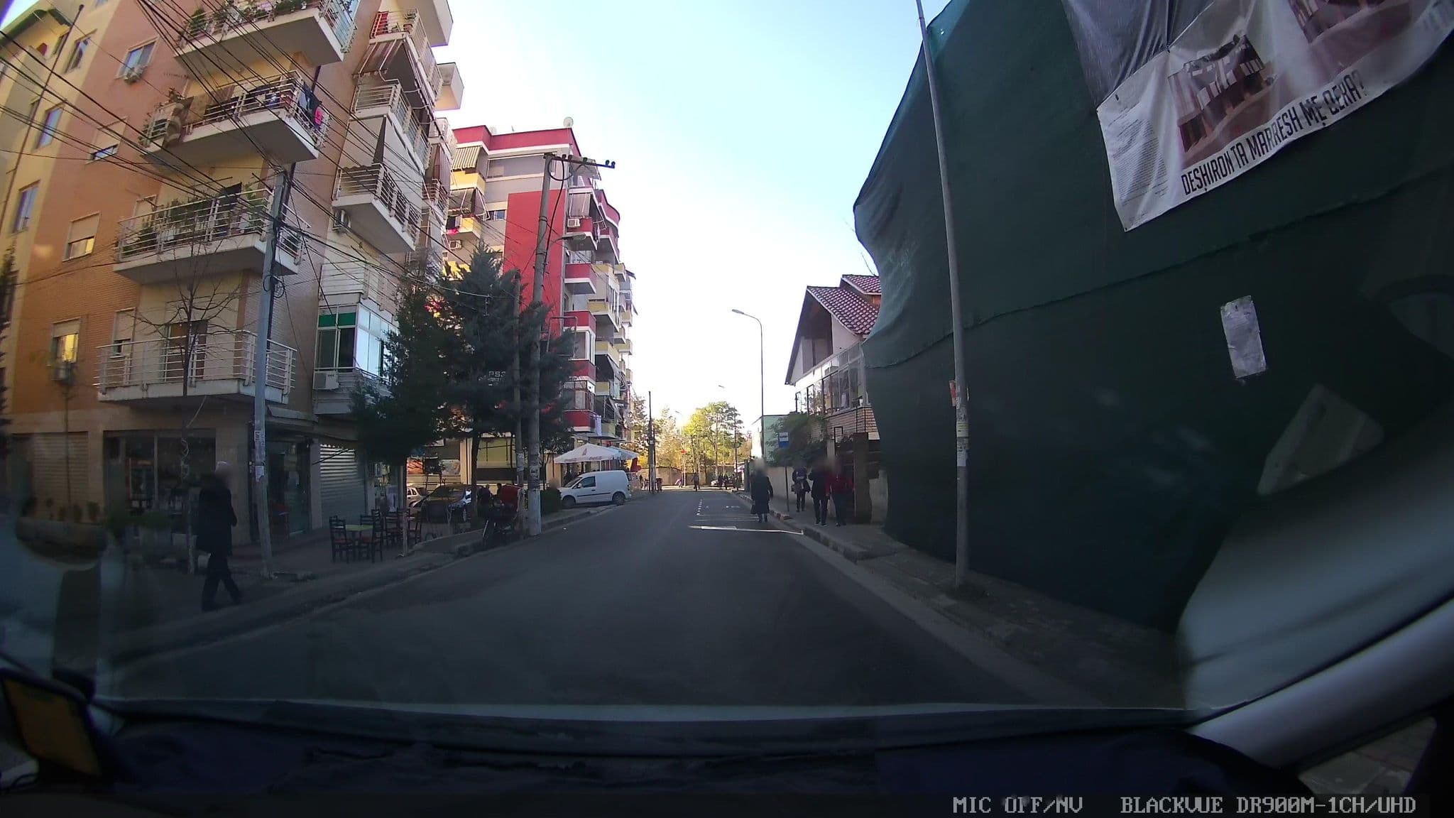 Street view near Hotel Djakbe, Tirana