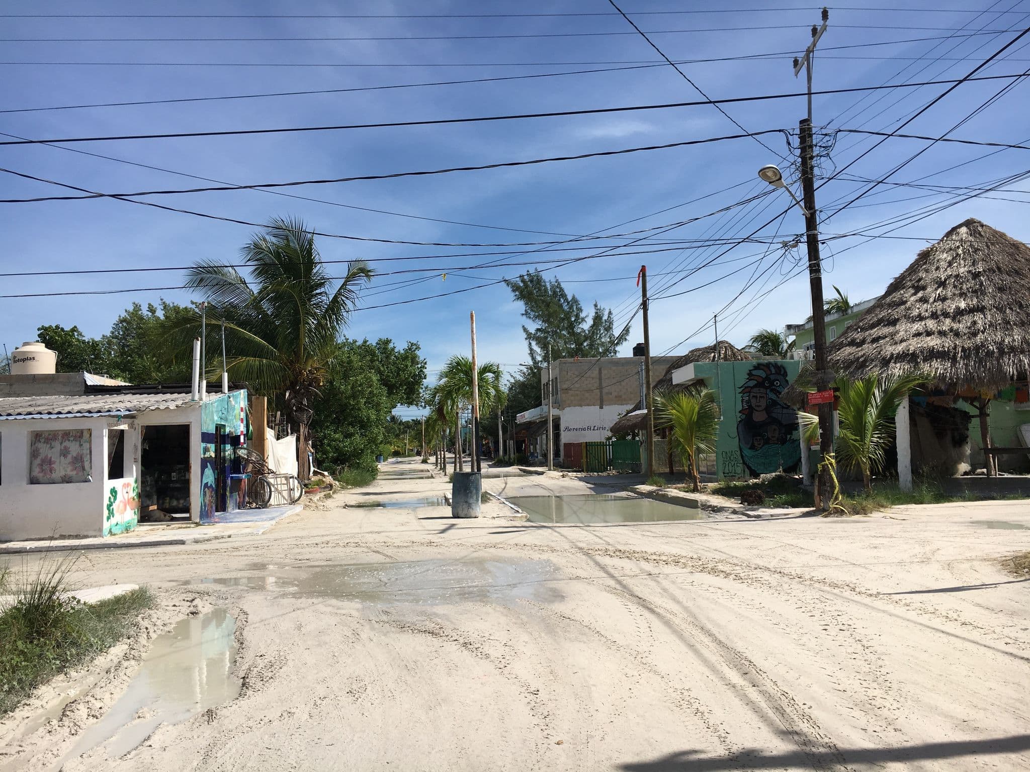 Street view near María Carlota, Isla Holbox — © z0rg (CC BY-SA · Mapillary)