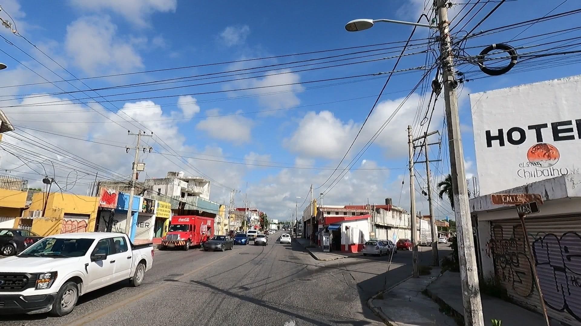 Street view near Hotel Carey Cancun, Cancún — © calleros (CC BY-SA · Mapillary)