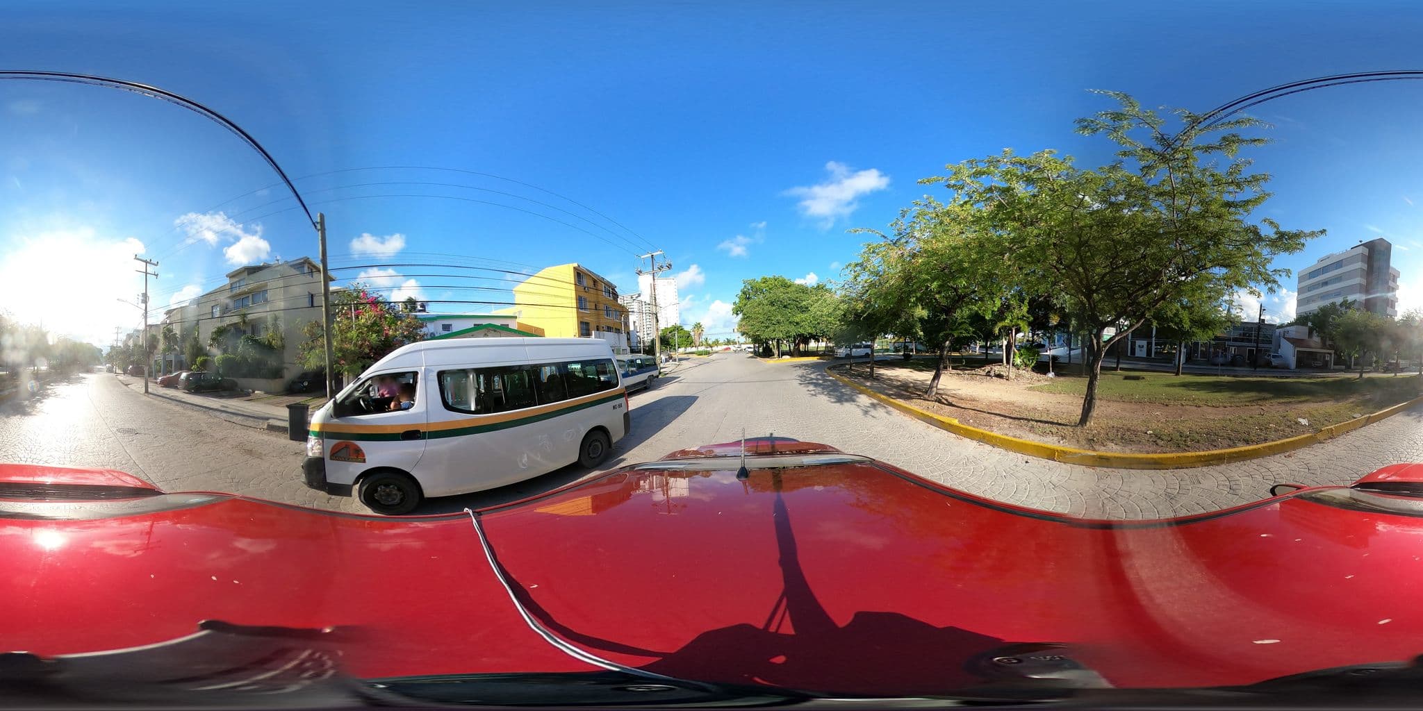 Street view near Cancun Hostel, Cancún — © innerpace360 (CC BY-SA · Mapillary)